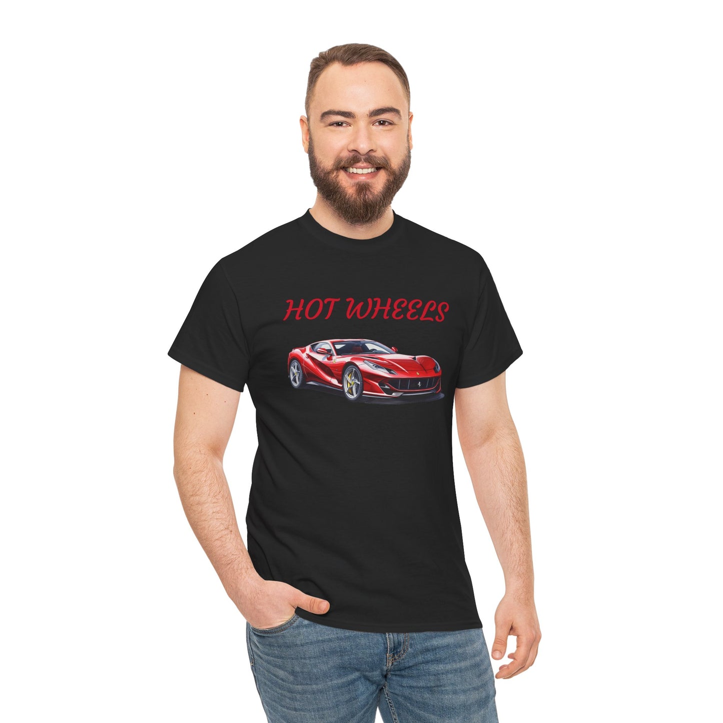 Princess Grace Hot Wheels Unisex Heavy Cotton Tee Car Lovers Graphic T-Shirt