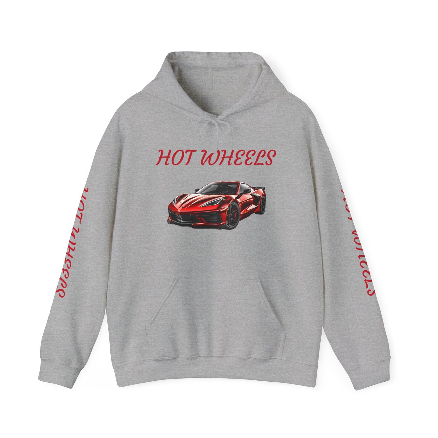 Princess Grace Hot Wheels Unisex Hooded Sweatshirt Stylish Car Graphic Sweatshirt for Car Enthusiasts