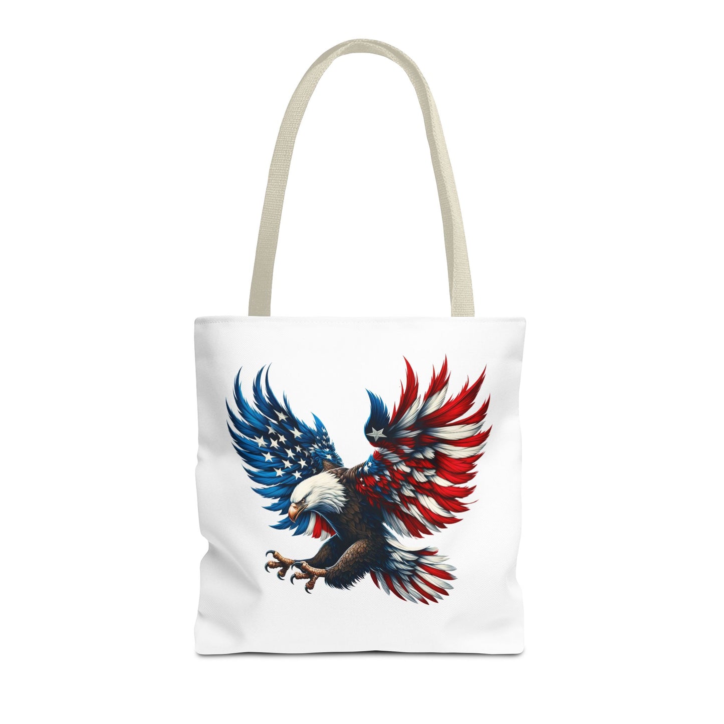 Princess Grace Patriotic American Eagle Tote Bag Bold Freedom Design