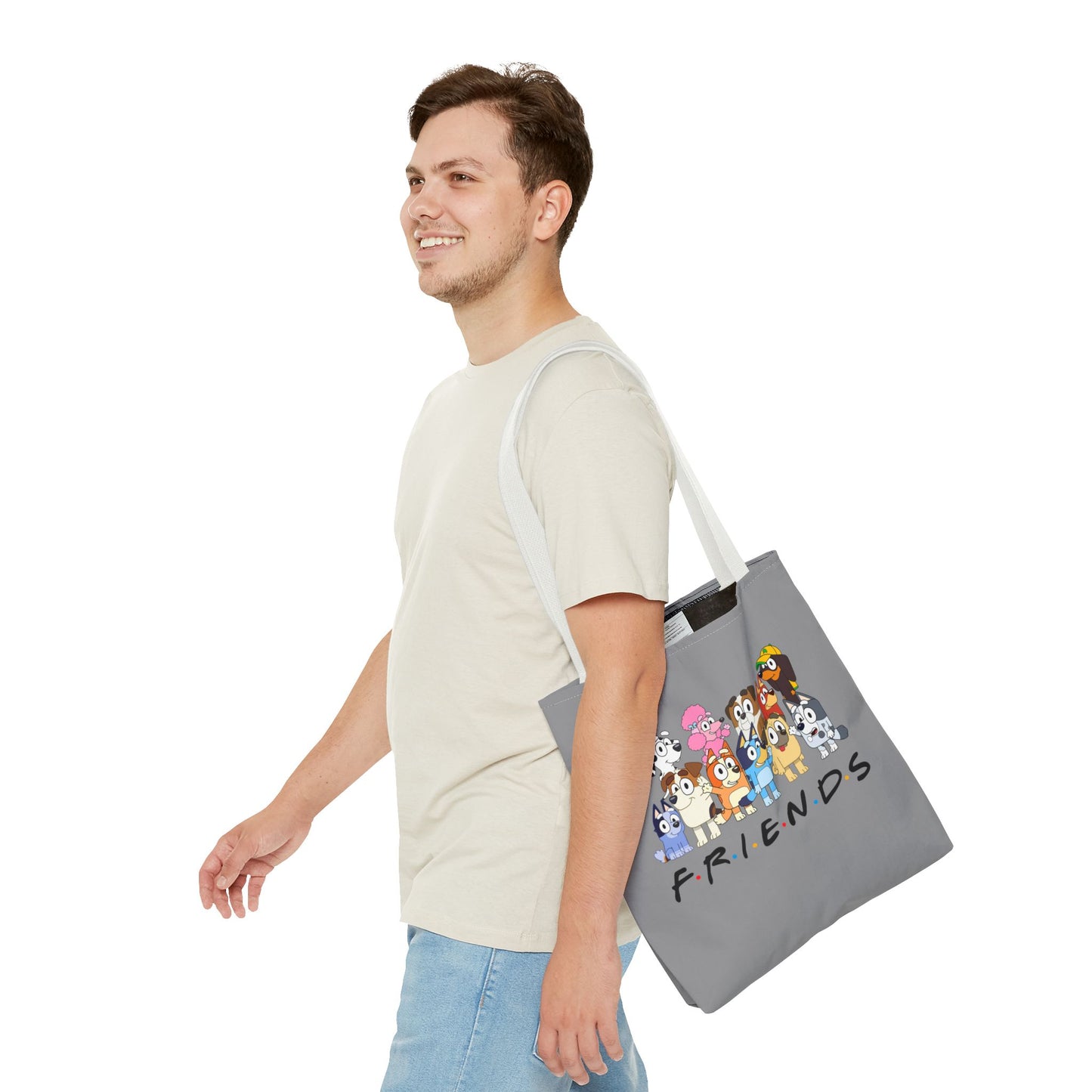 Princess Grace Friends Dog Character Tote Bag Cute Animal Design for Daily Use
