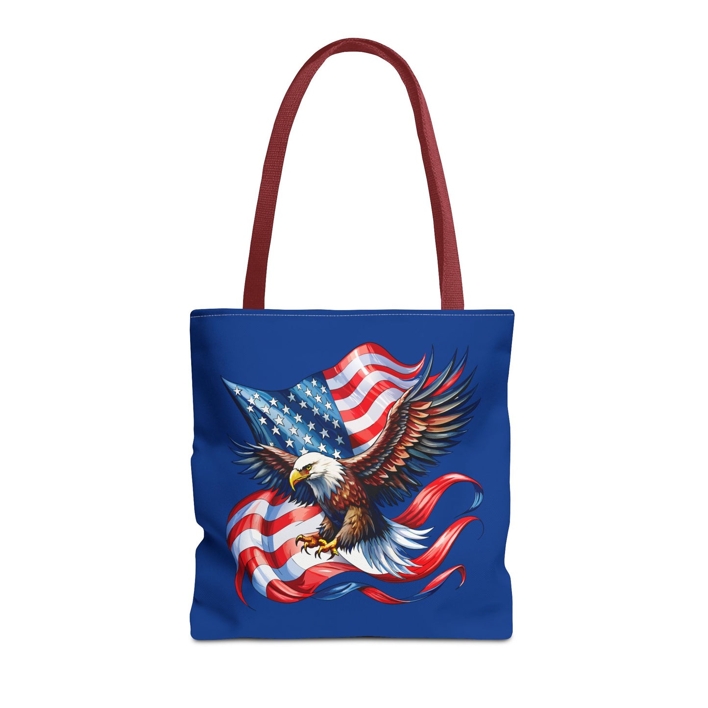 Princess Grace Patriotic Eagle Tote Bag American Flag Design
