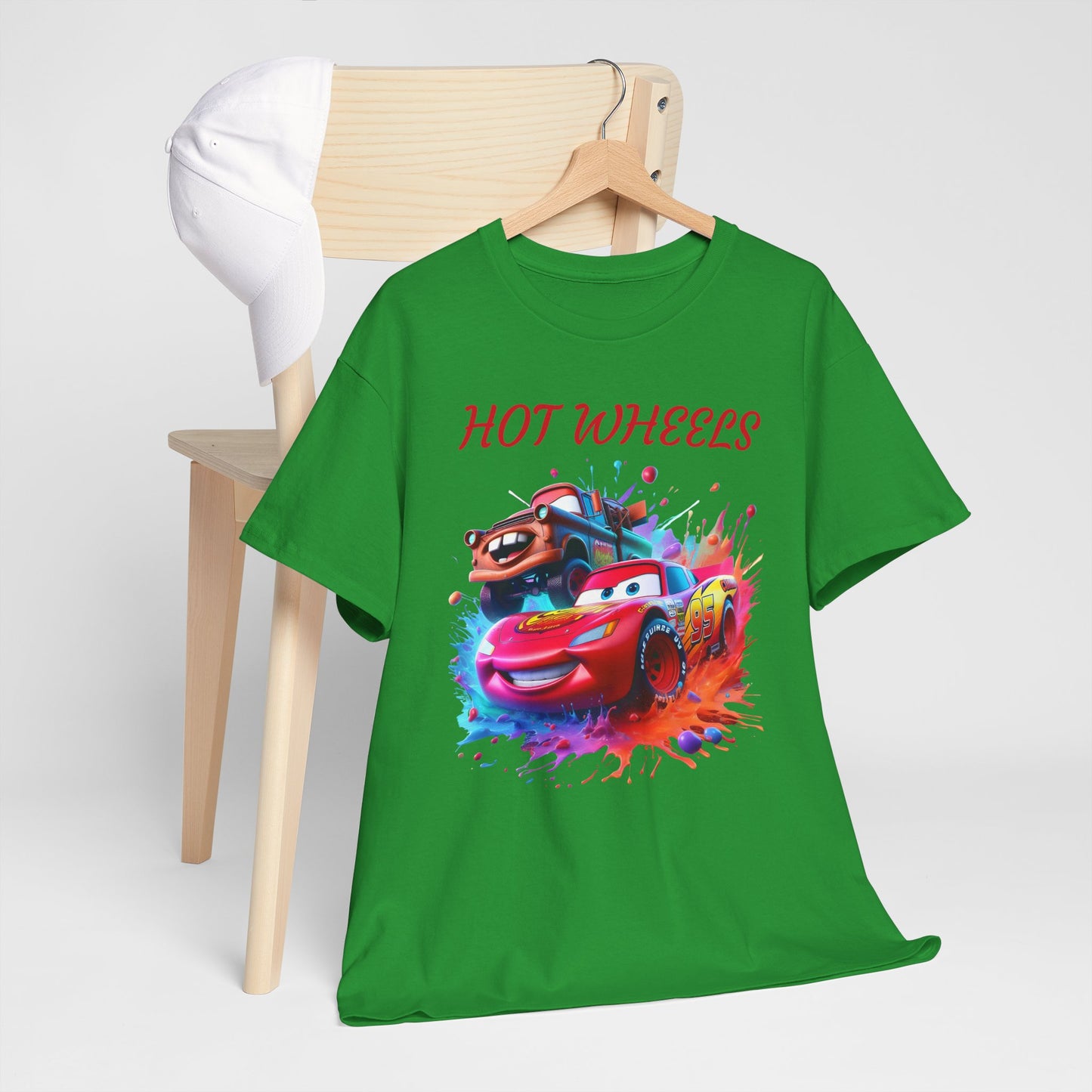 Princess Grace Cool Cars Unisex Heavy Cotton Tee Hot Wheels Graphic Tee for Kids and Adults