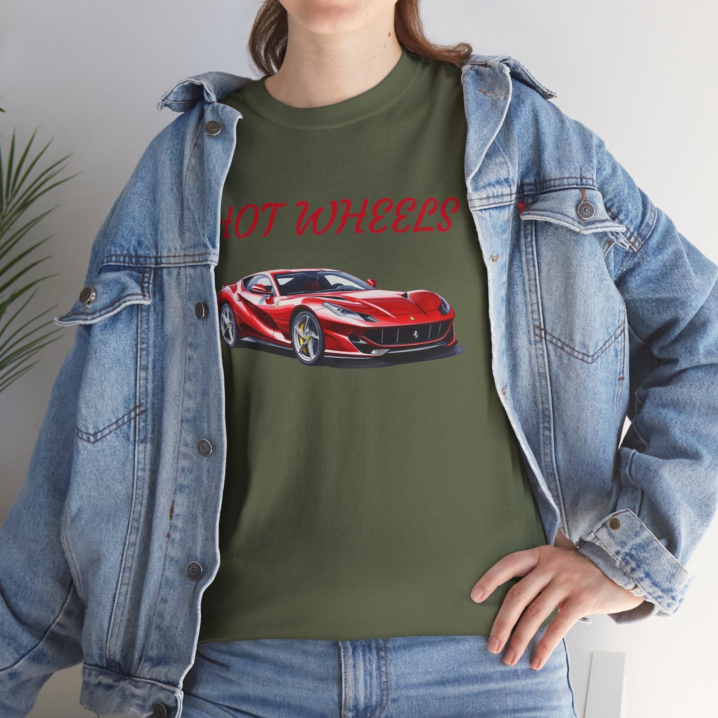 Princess Grace Hot Wheels Unisex Heavy Cotton Tee Car Lovers Graphic T-Shirt