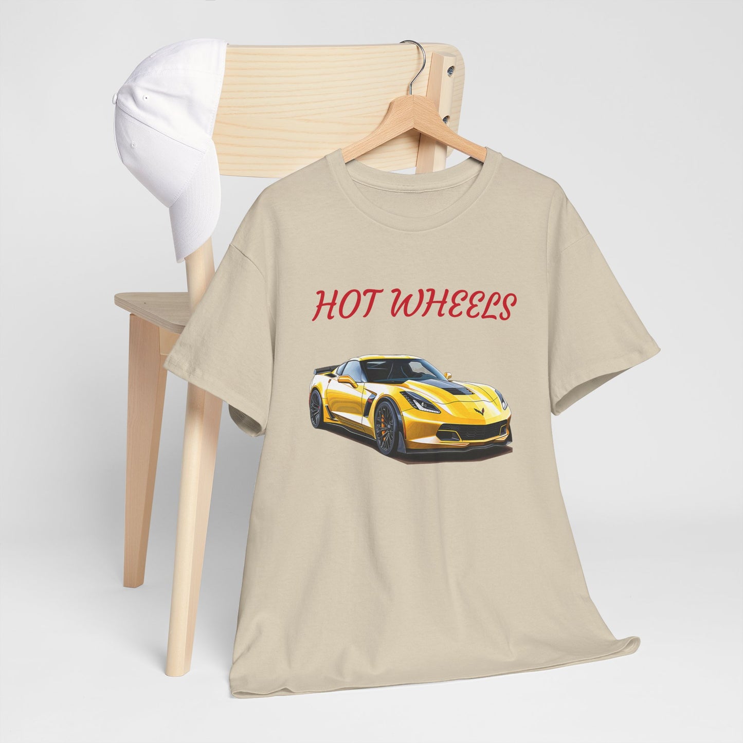 Princess Grace Hot Wheels Unisex Heavy Cotton Tee Sports Car Graphic T-Shirt