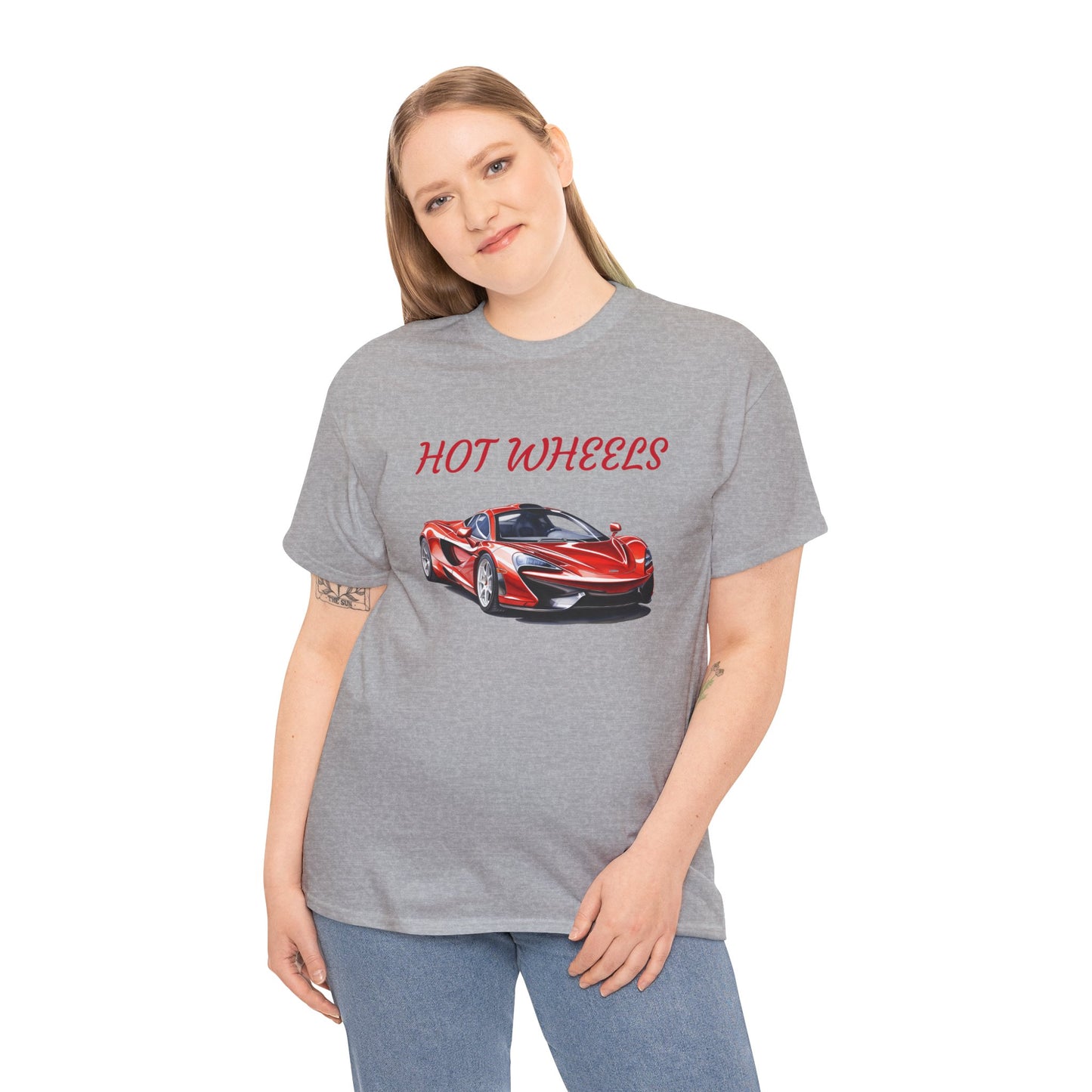 Princess Grace Hot Wheels Car Graphic Unisex Heavy Cotton Tee