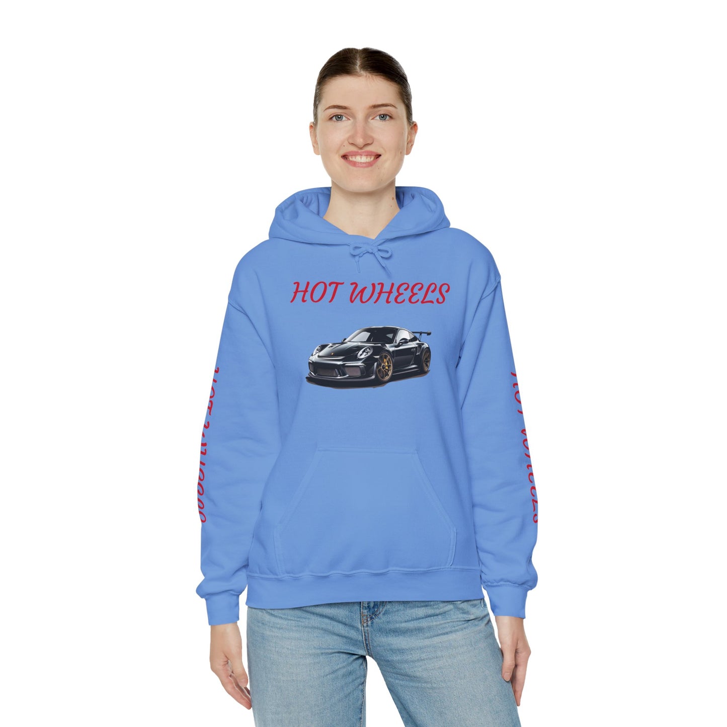 Princess Grace Hot Wheels Unisex Hooded Sweatshirt Passion for Cars and Racing Enthusiasts