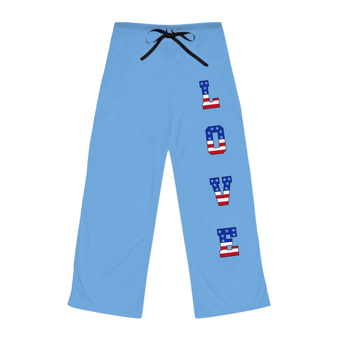 Princess Grace Patriotic Love Pajama Pants Cozy Sleepwear for Holidays