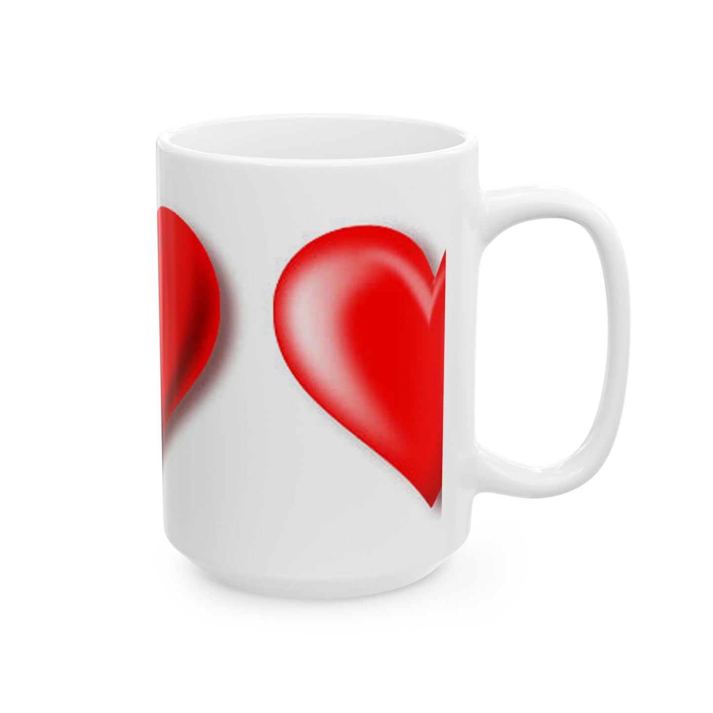 Princess Grace Red Heart Ceramic Mug Perfect Gift for Valentine's Day & Loved Ones
