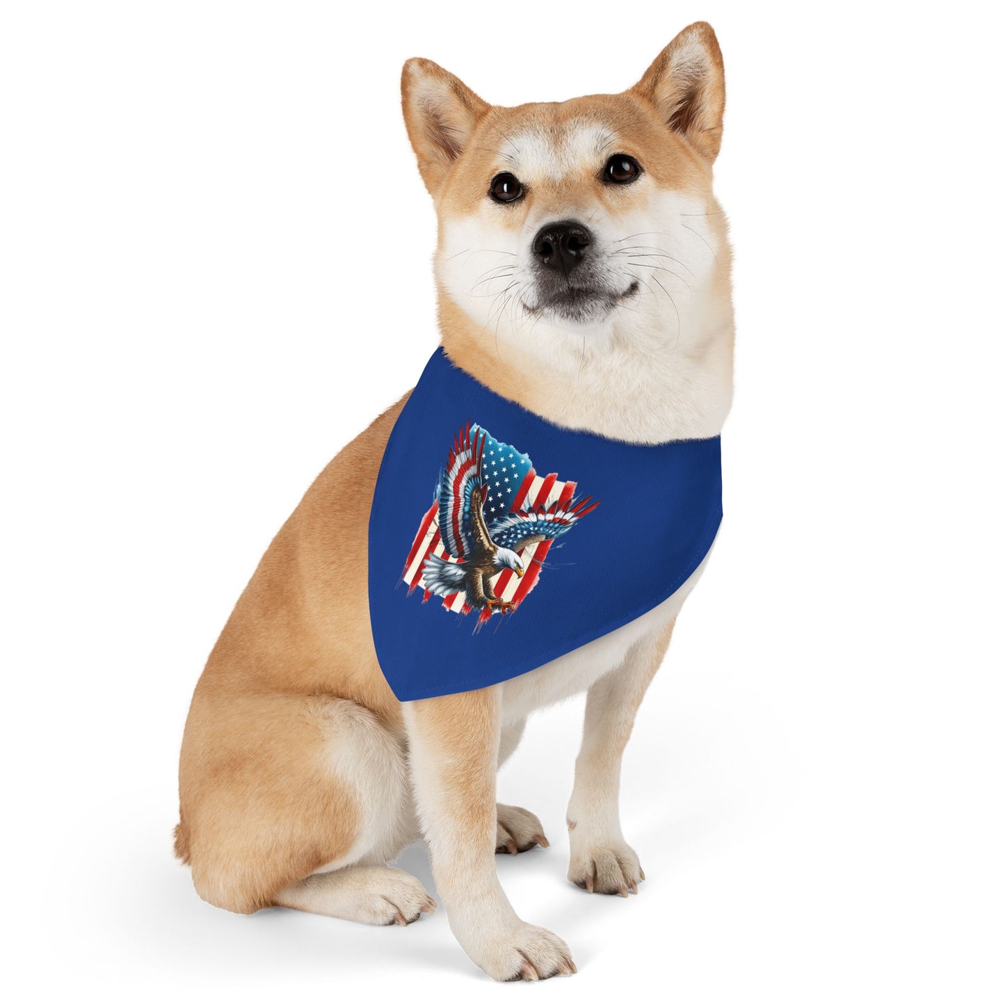Princess Grace Patriotic Pet Bandana Collar for Dogs USA Flag Design