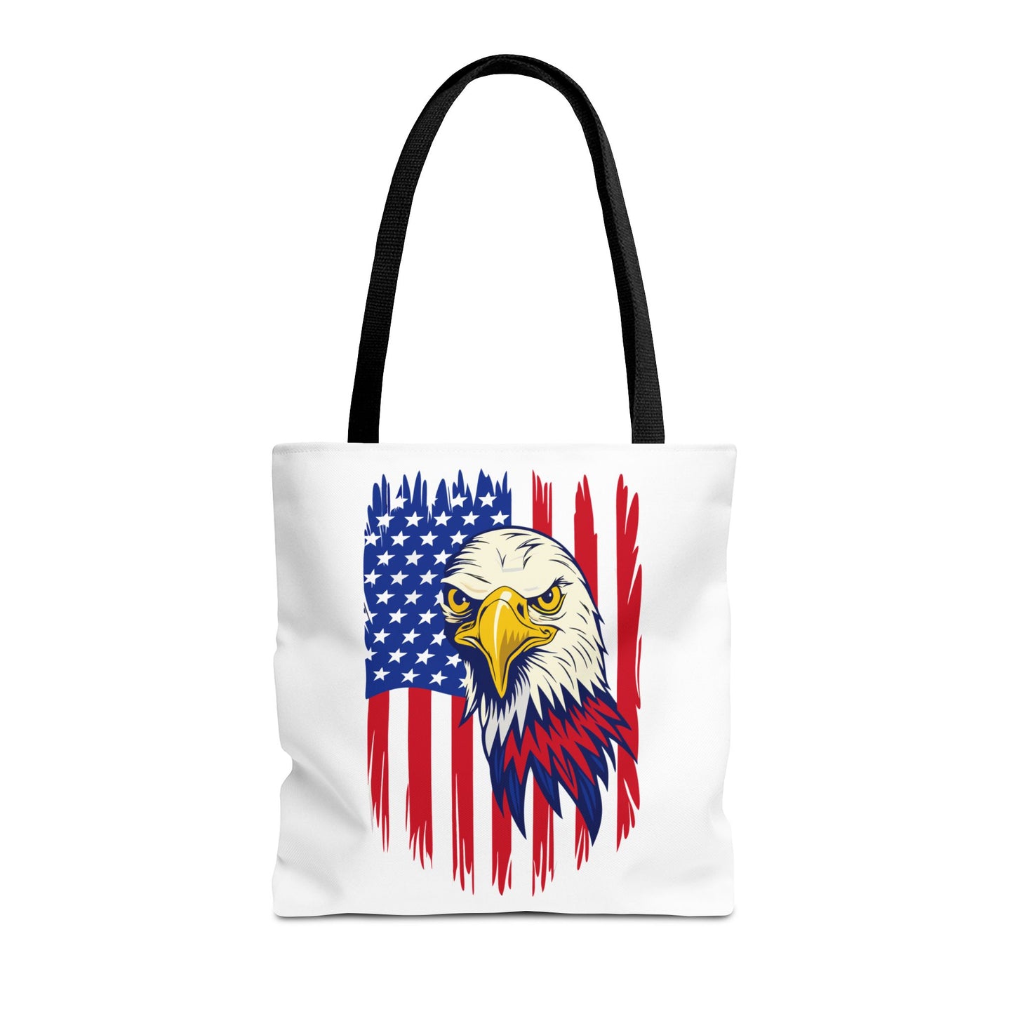 Princess Grace Patriotic Eagle Tote Bag American Flag Design