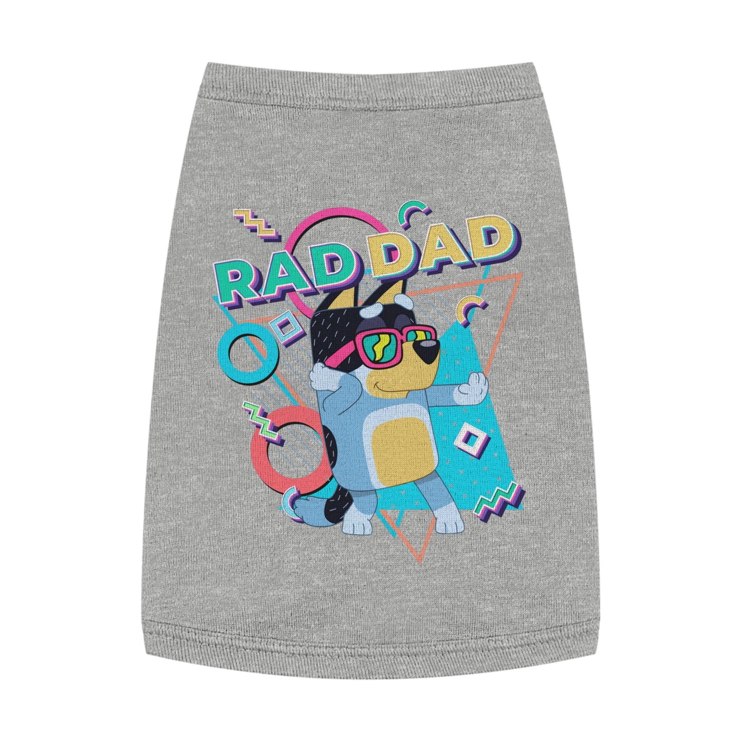 Princess Grace BLUEY Rad Dad Pet Tank Top Fun & Stylish Dog Apparel