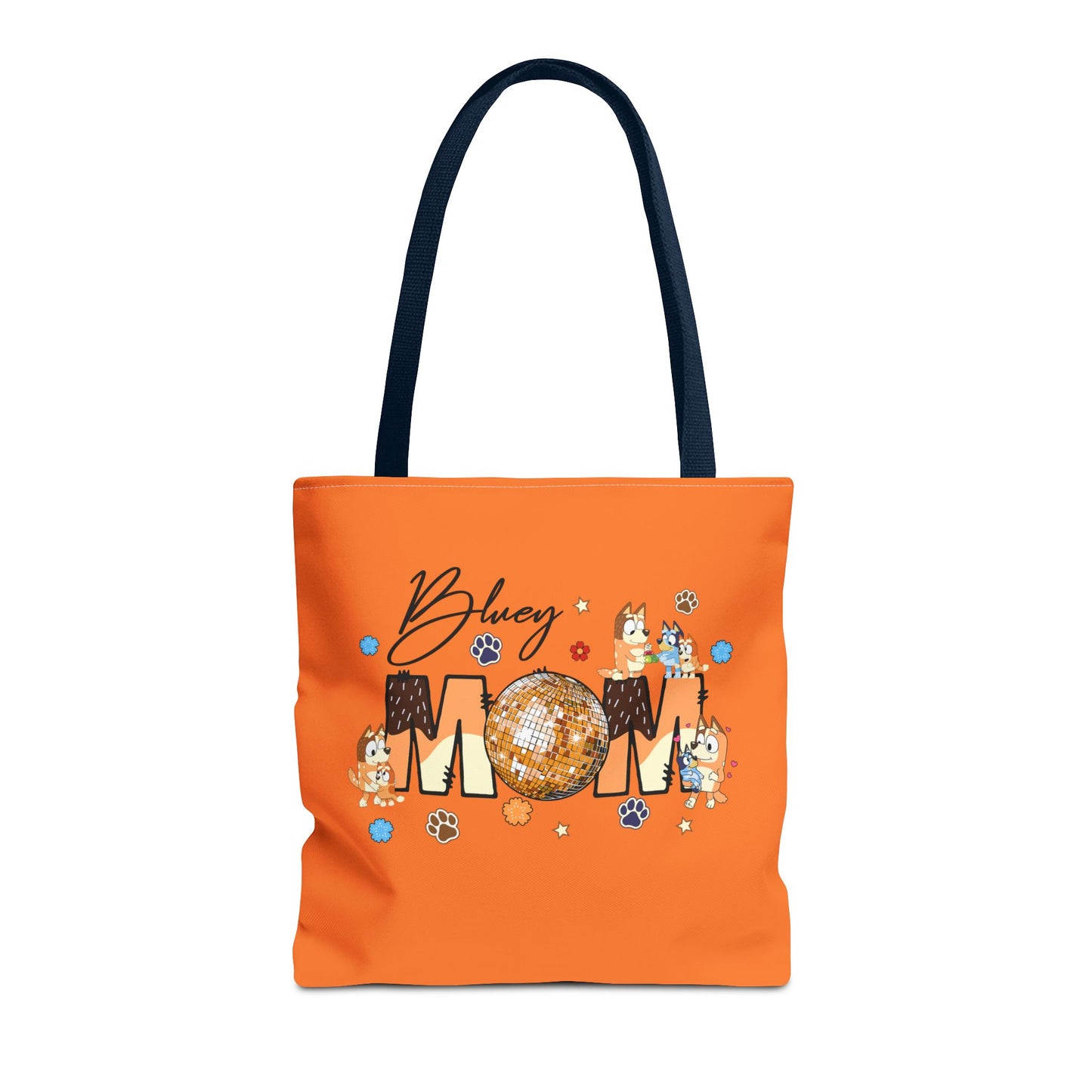 Princess Grace Chic Bluey Mom Tote Bag Stylish Dog-Themed Accessory for Pet Lovers