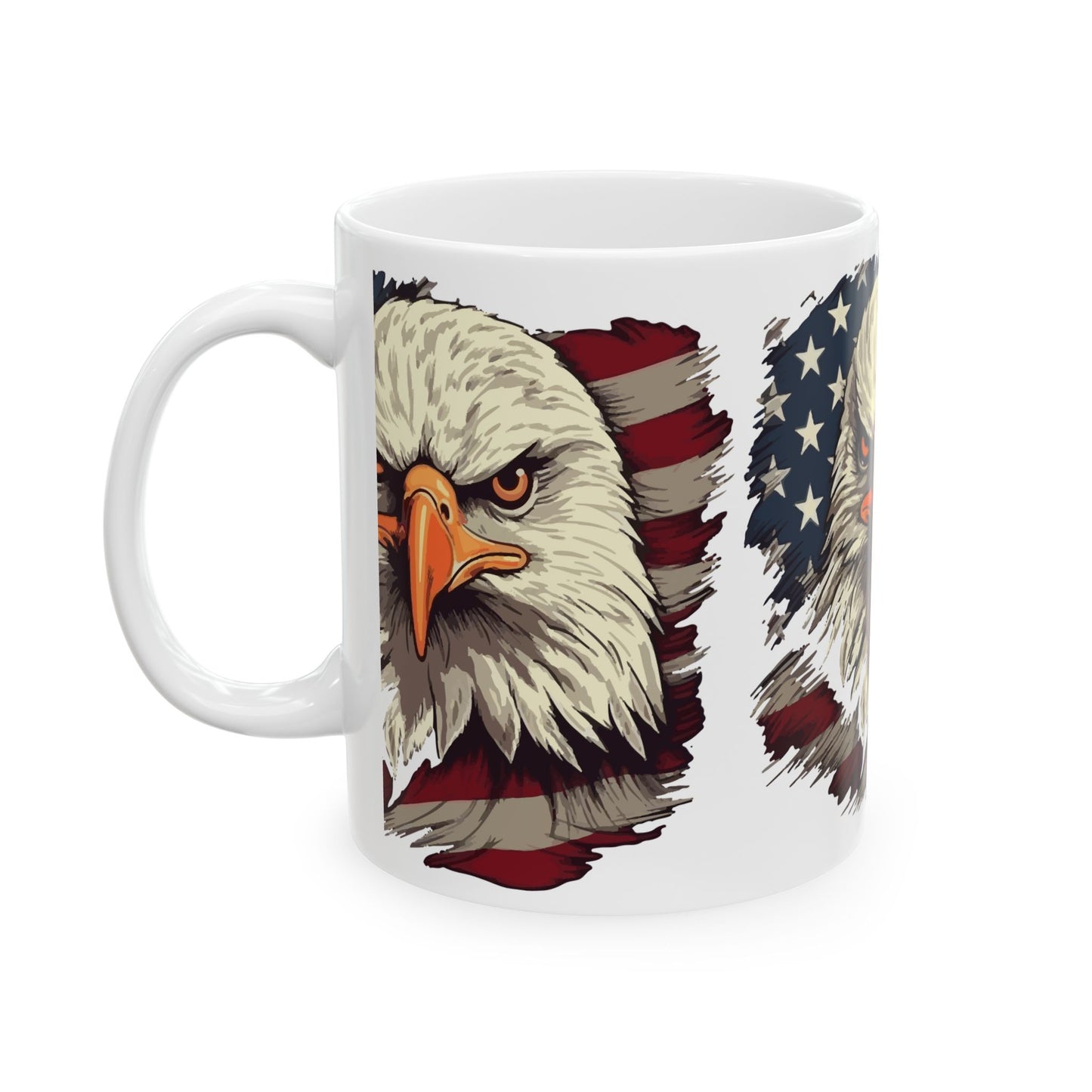 Princess Grace Patriotic Eagle Ceramic Mug 11oz & 15oz