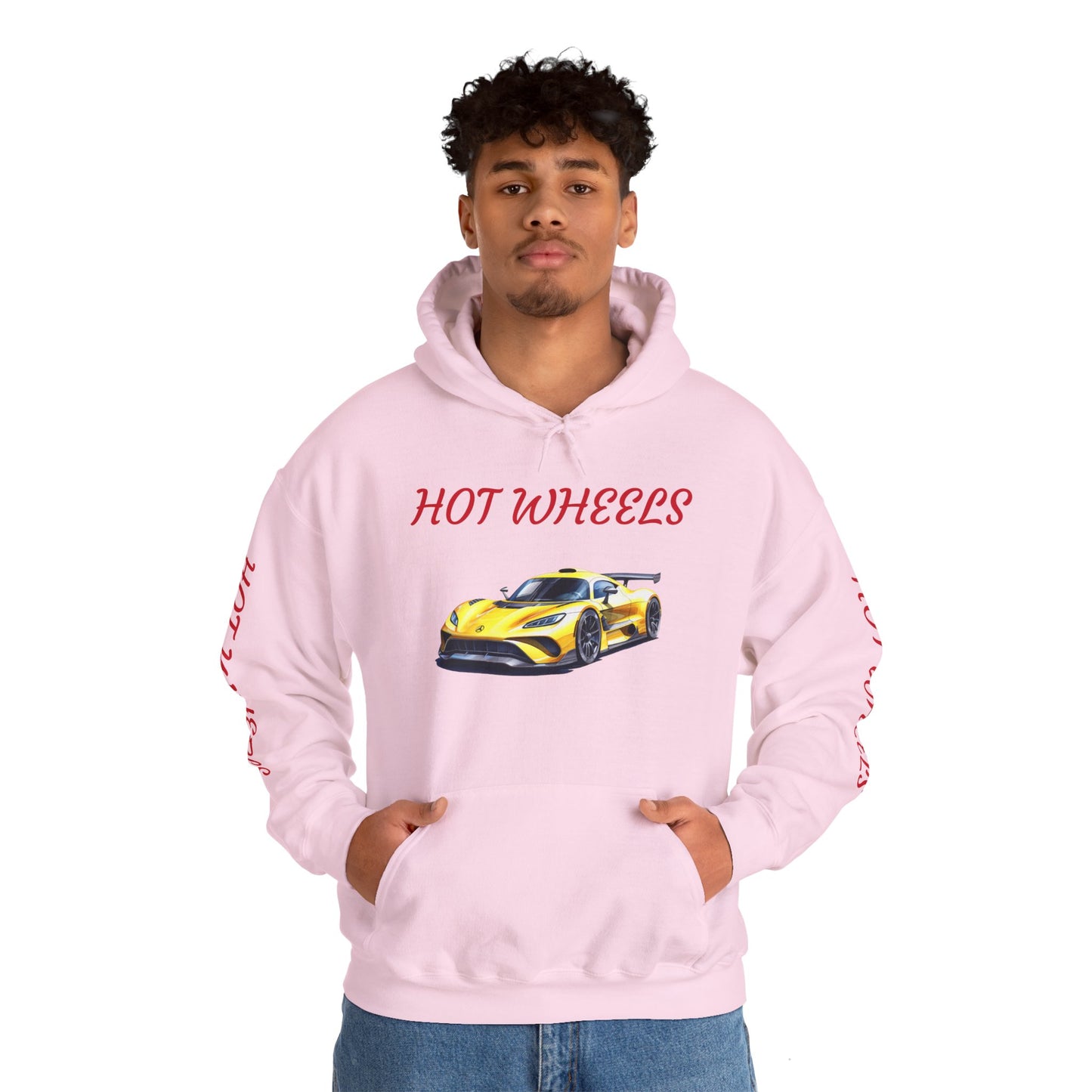 Princess Grace Hot Wheels Unisex Hooded Sweatshirt Stylish Car Graphic with Bold Text