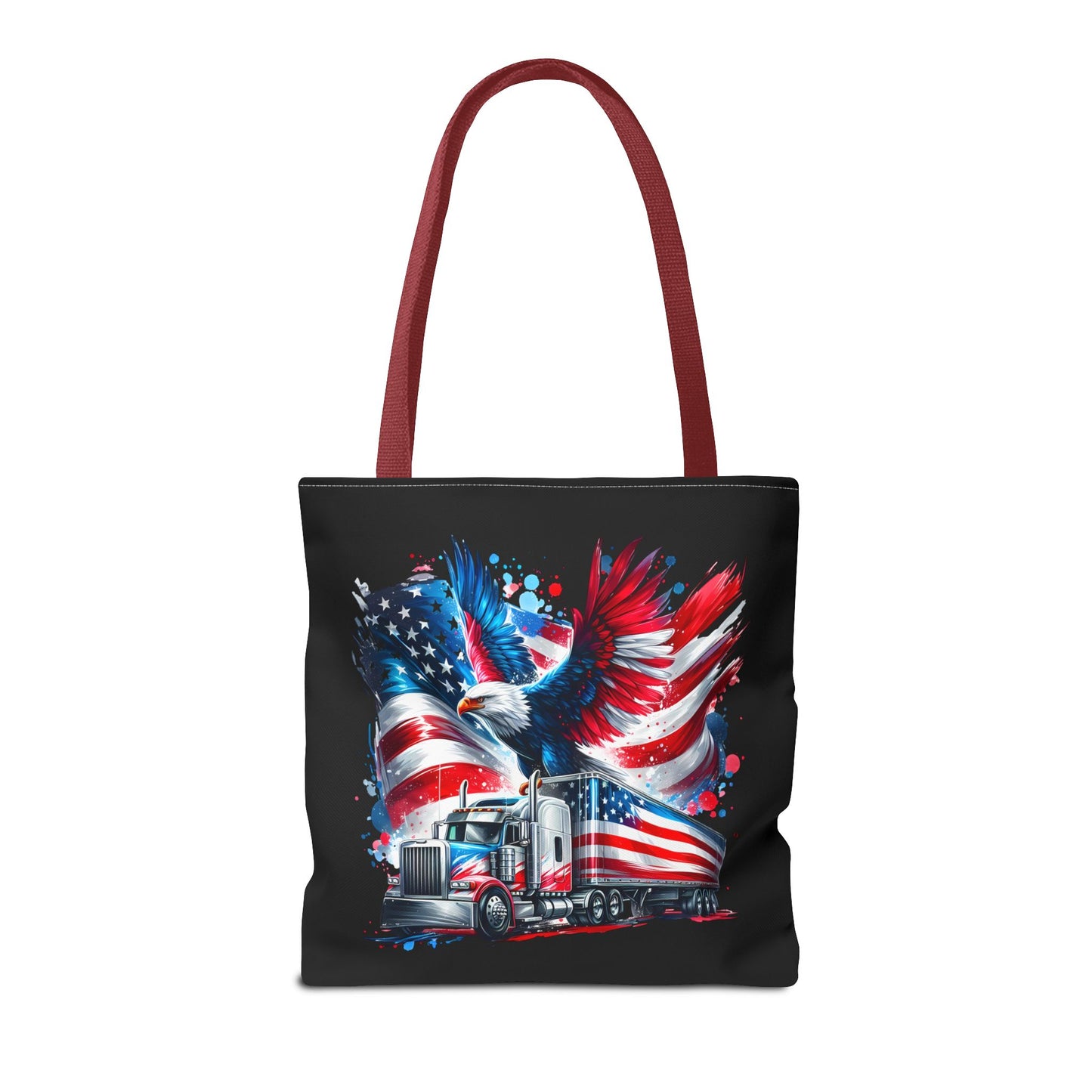 Princess Grace Patriotic Eagle Tote Bag Perfect for Truck Enthusiasts and July 4th Celebrations