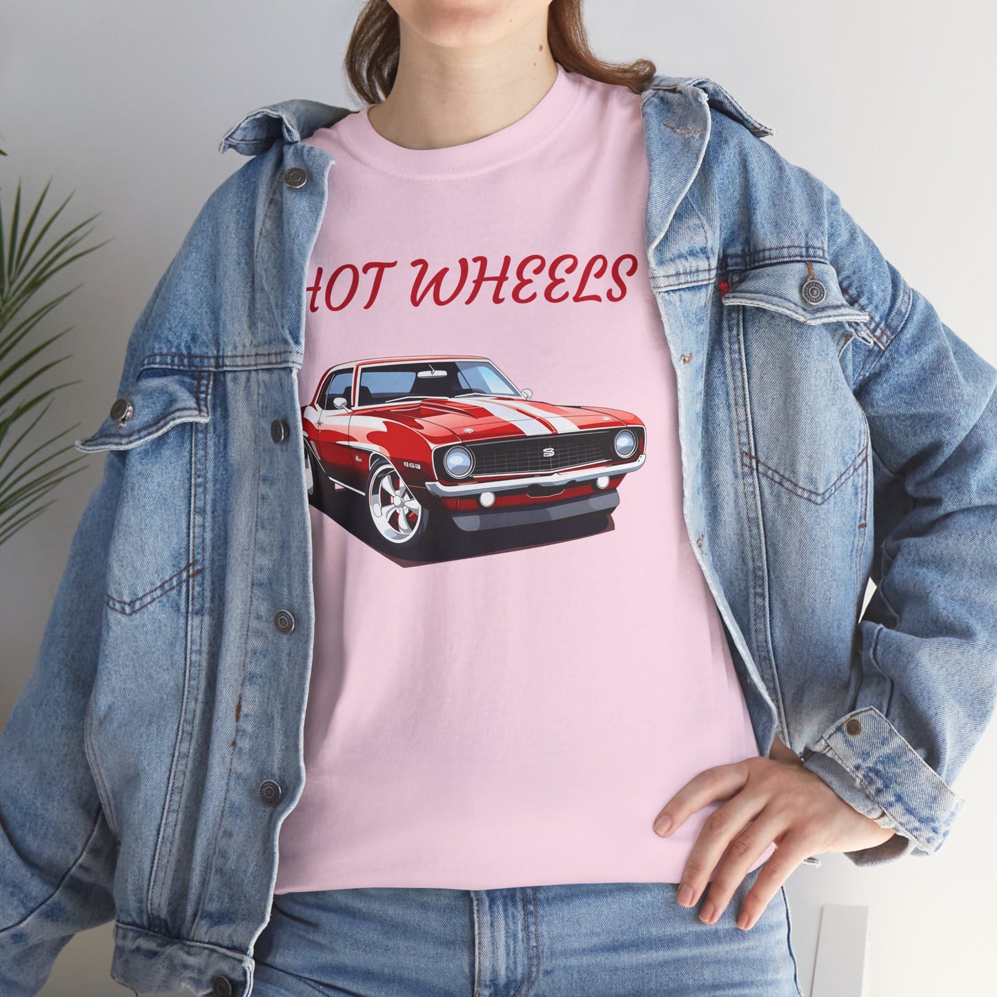 Princess Grace Hot Wheels Graphic Unisex Heavy Cotton Tee Perfect for Car Enthusiasts