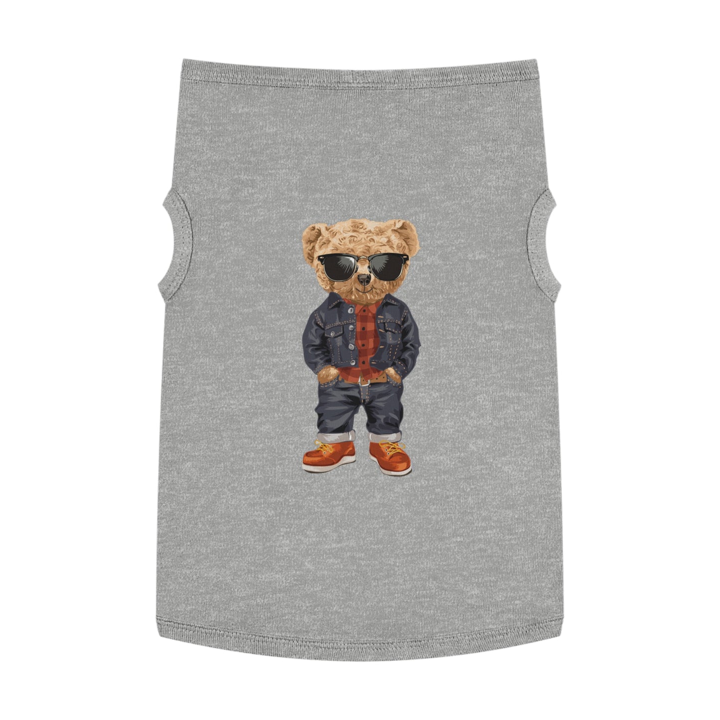 Princess Grace CUTE Cool Bear Pet Tank Top Trendy Dog Apparel for Stylish Pets