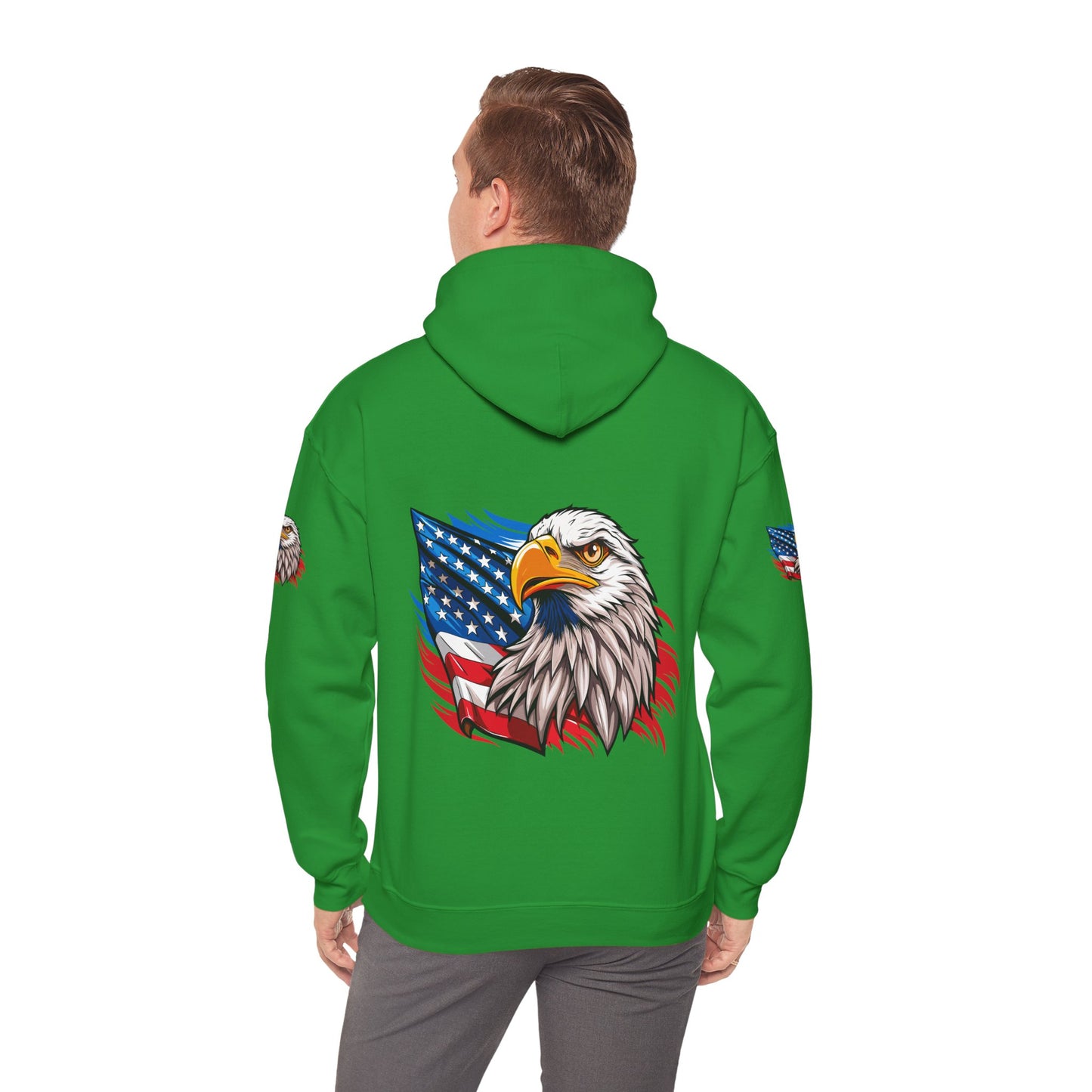 Princess Grace Patriotic Eagle Unisex Heavy Blend Hoodie