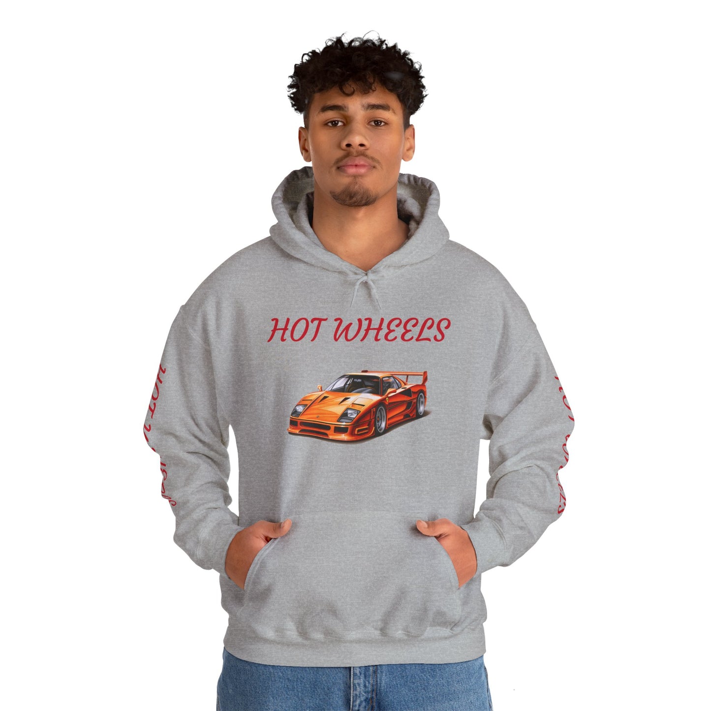 Princess Grace Hot Wheels Unisex Heavy Blend Hooded Sweatshirt Retro Racing Style