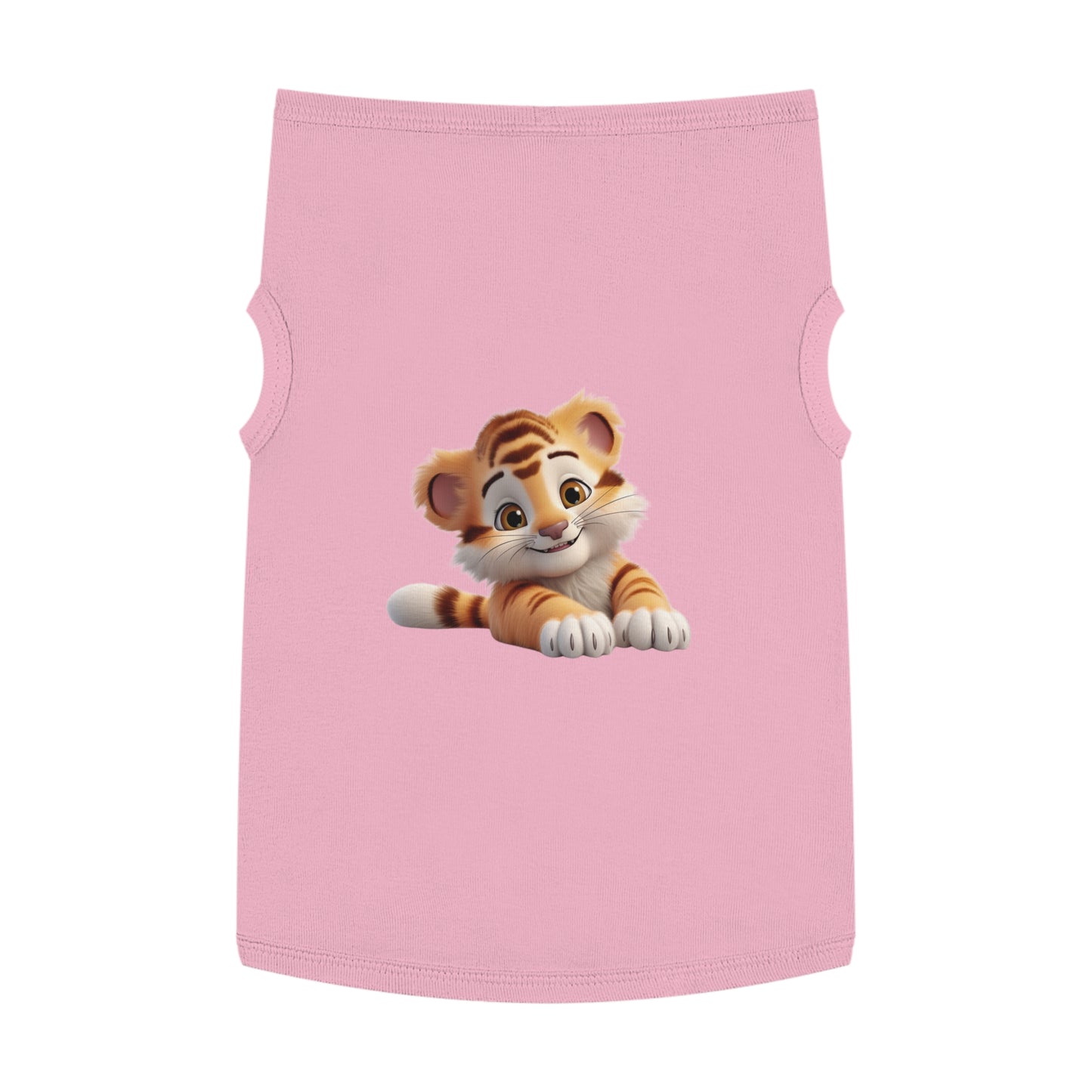 Princess Grace CUTE Tiger Print Pet Tank Top Fun Summer Outfit for Cats and Small Dogs