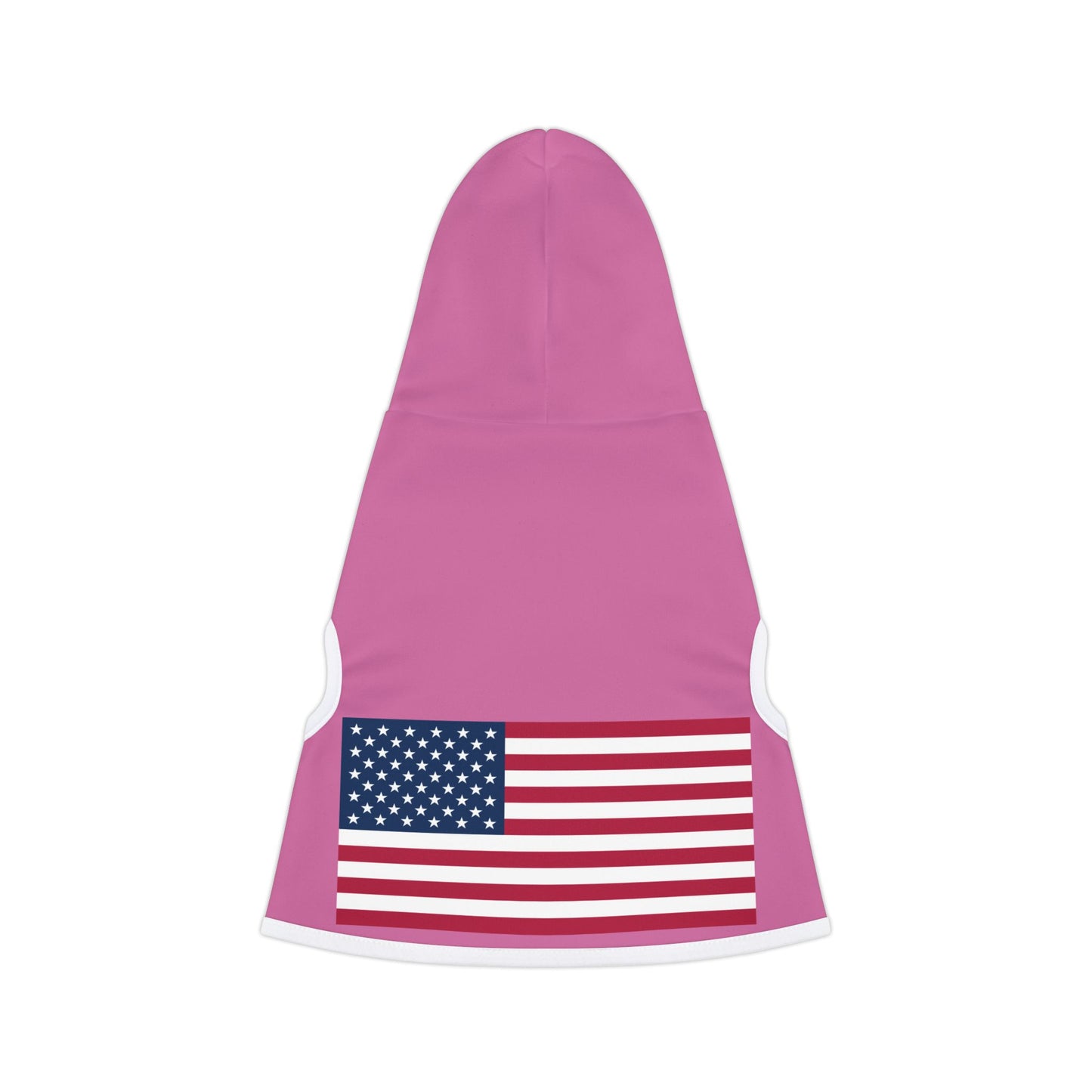 Princess Grace Patriotic Pet Hoodie for Dogs Cozy Pink Design with American Flag