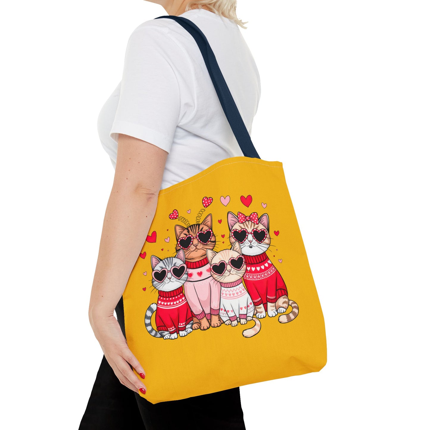 Princess Grace Cute Cat Lovers Tote Bag - Purr-fect Gift for Pet Owners