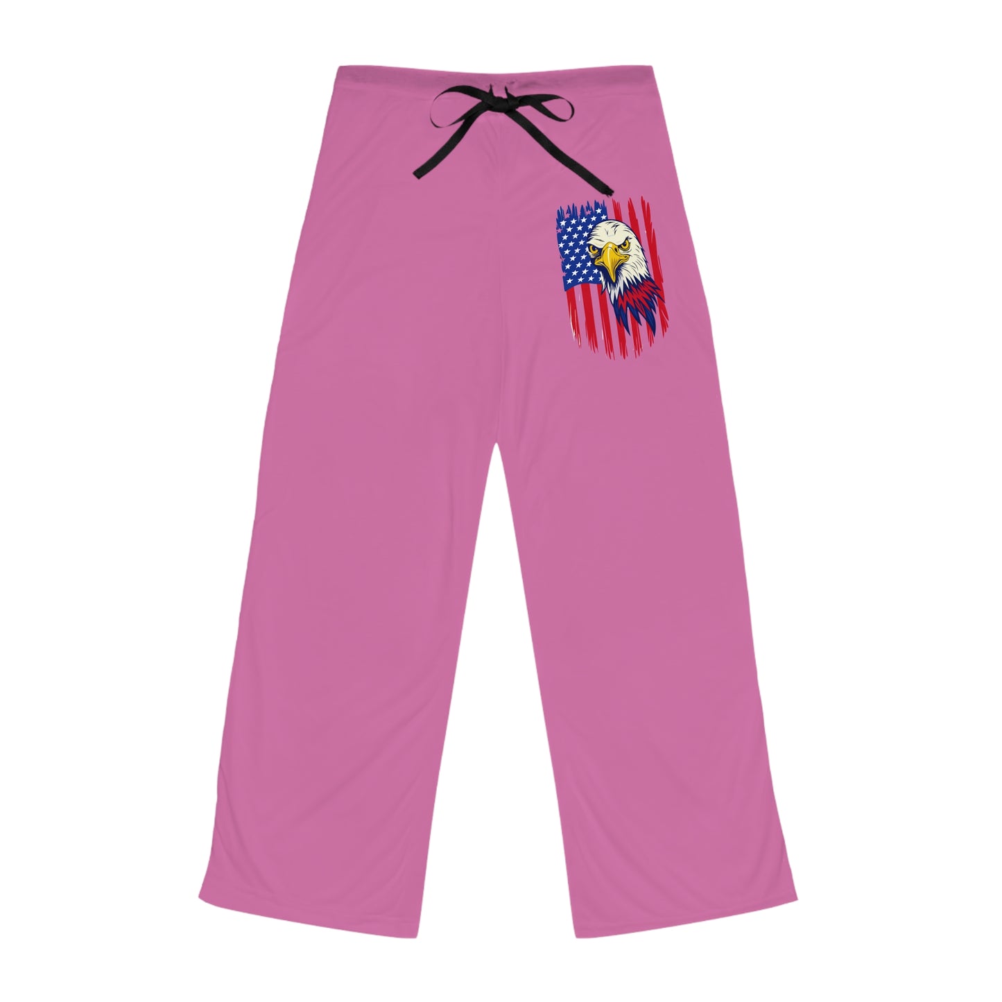 Princess Grace Patriotic Eagle Pajama Pants Comfy Sleepwear for Independence Day