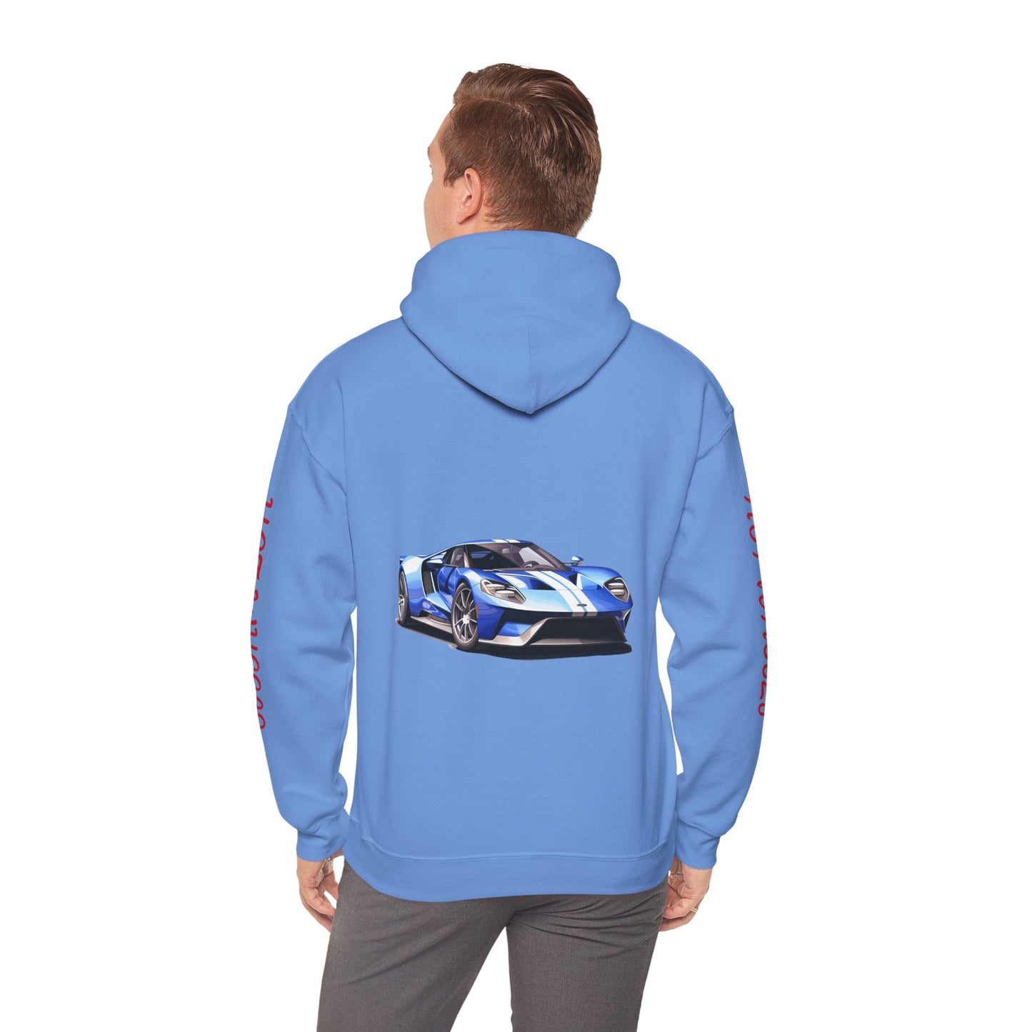 Princess Grace Hot Wheels Unisex Heavy Blend Hoodie Sporty Car Design for Car Enthusiasts
