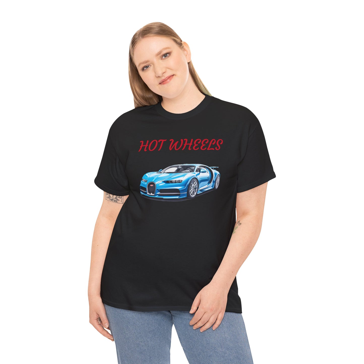 Princess Grace Cool Car Lover Unisex Heavy Cotton Tee Hot Wheels Graphic T-Shirt