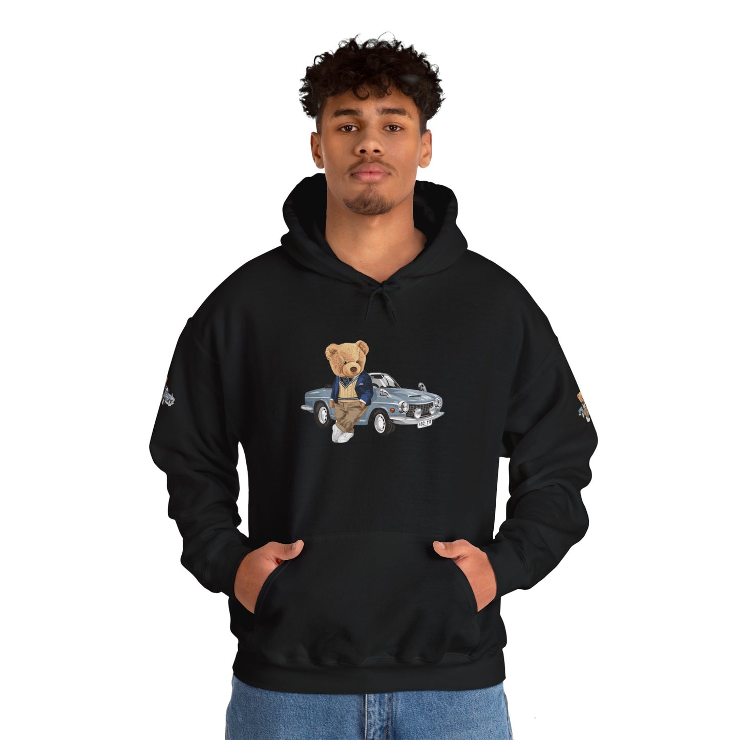 Princess Grace Luxury Bear Hoodie Chic & Cozy Unisex Sweatshirt