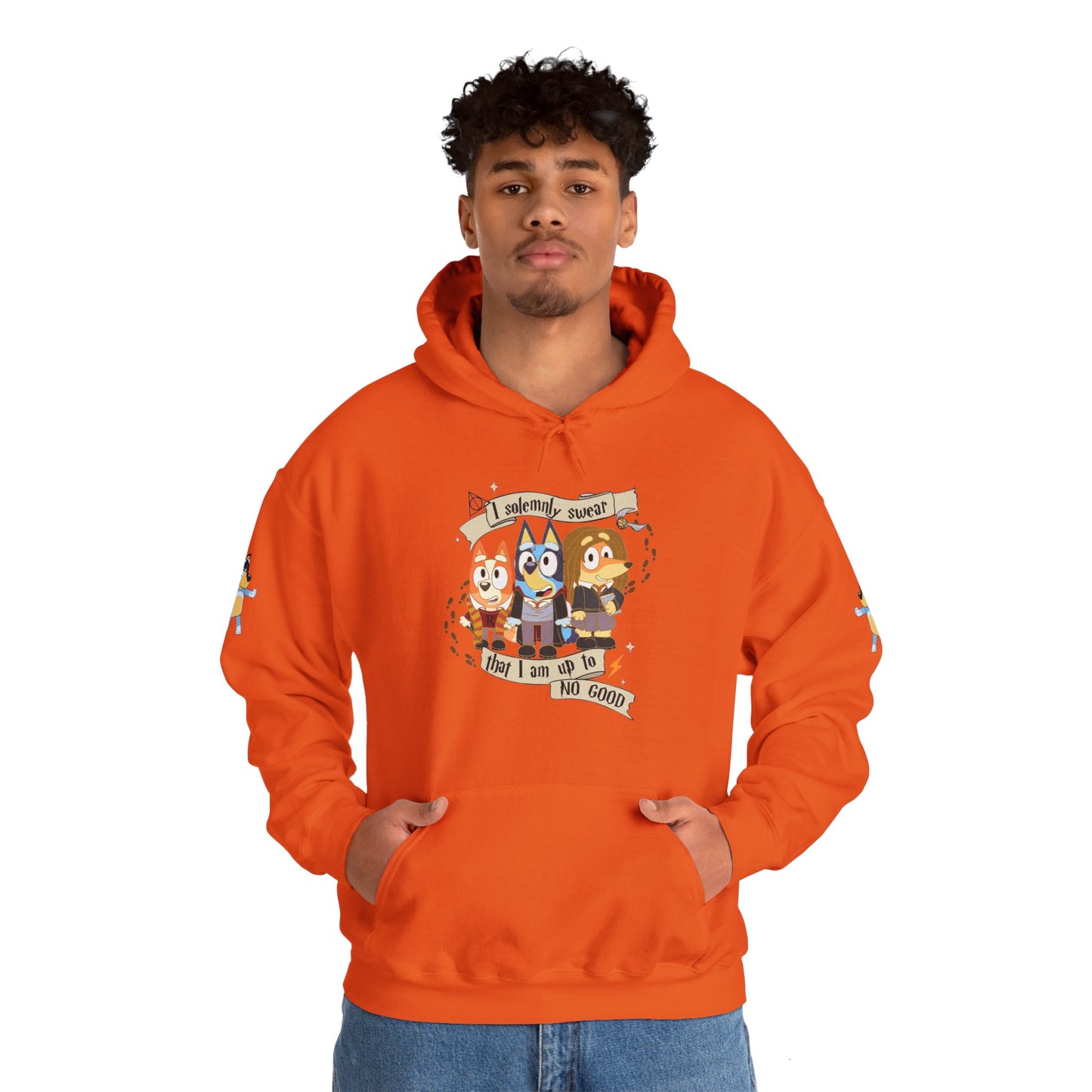 Princess Grace Bluey I Sincerely Sweet! Unisex Heavy Blend Hooded Sweatshirt for Fun Loving Fans
