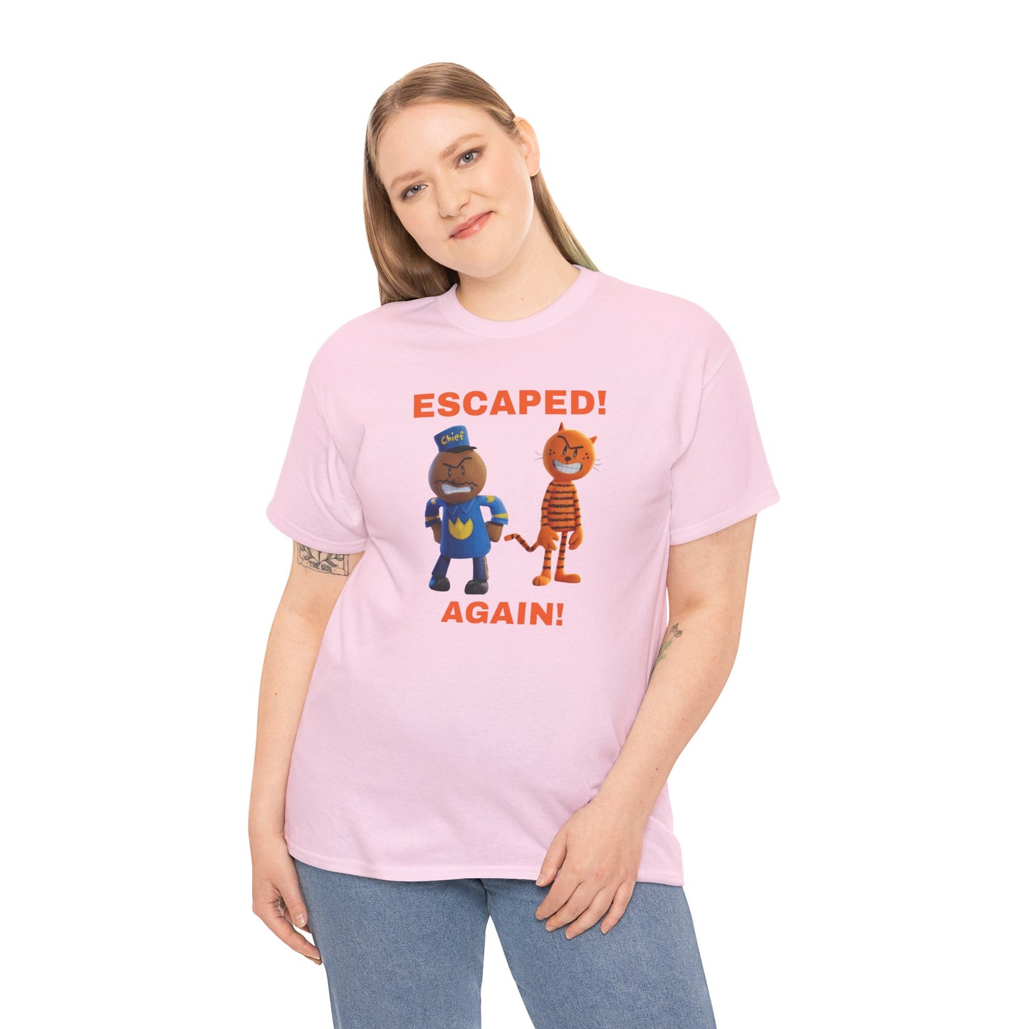 Princess Grace Humorous Escaped Again Unisex Heavy Cotton Tee