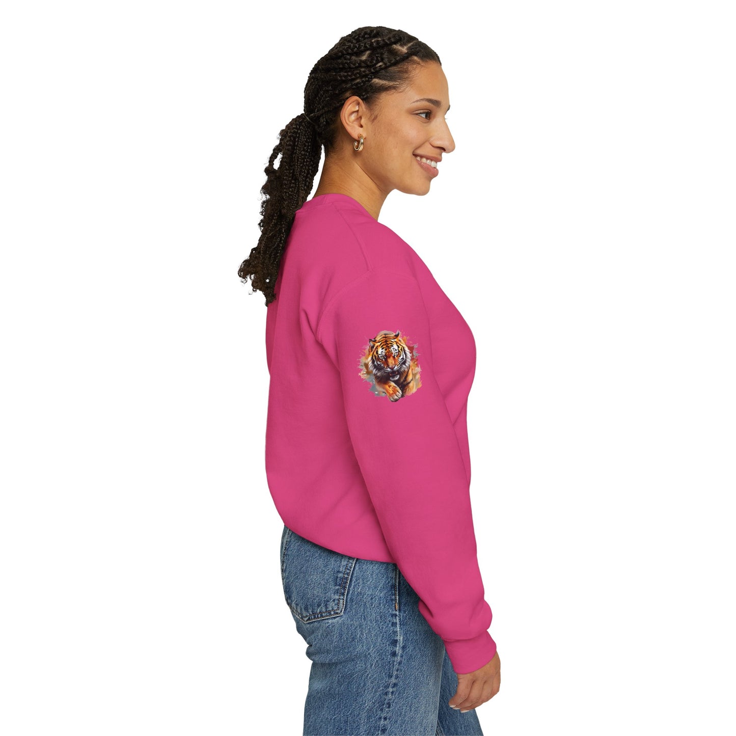Princess Grace Majestic Tiger Unisex Heavy Blend Crewneck Sweatshirt