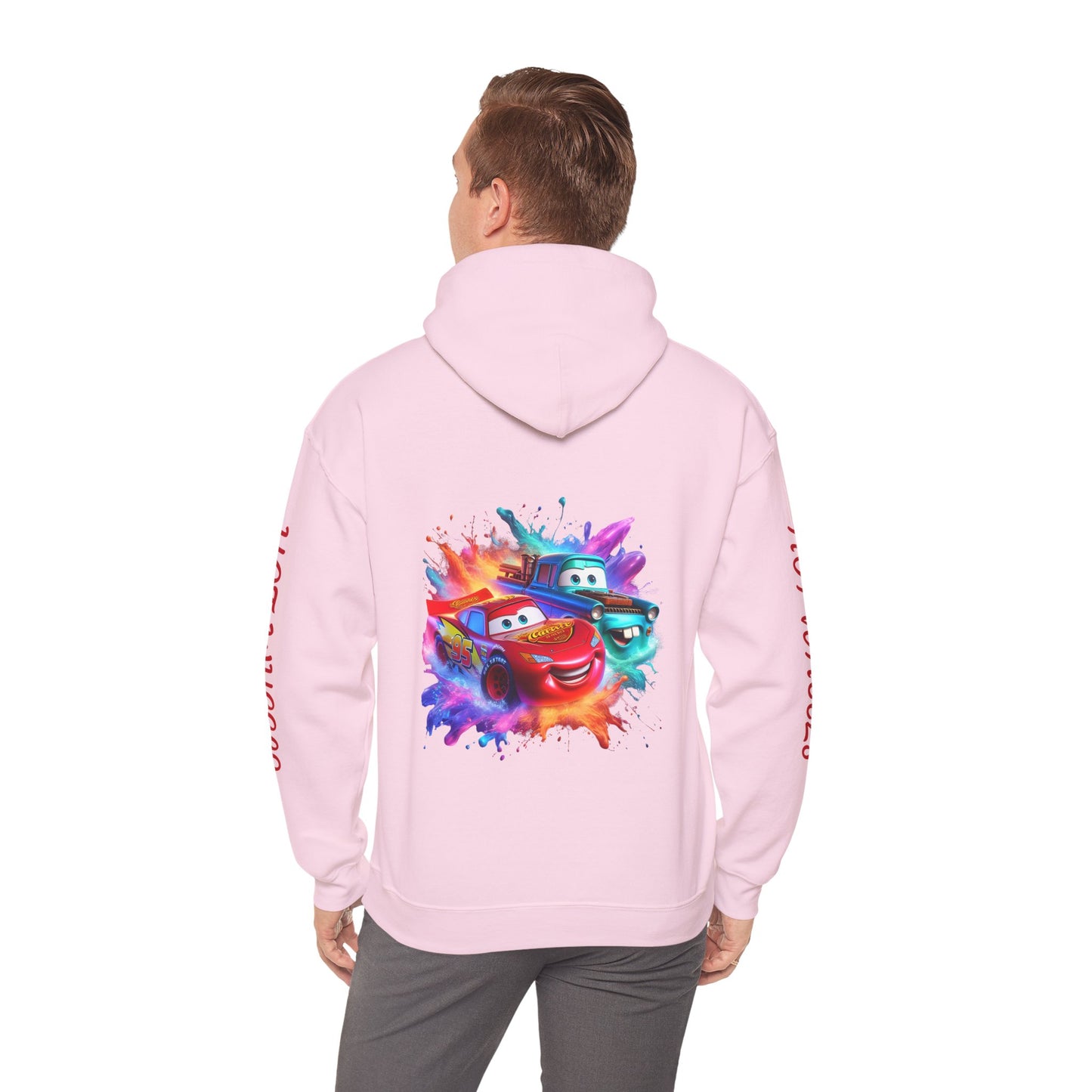 Princess Grace Cool Hot Wheels Unisex Hooded Sweatshirt Perfect for Car Enthusiasts