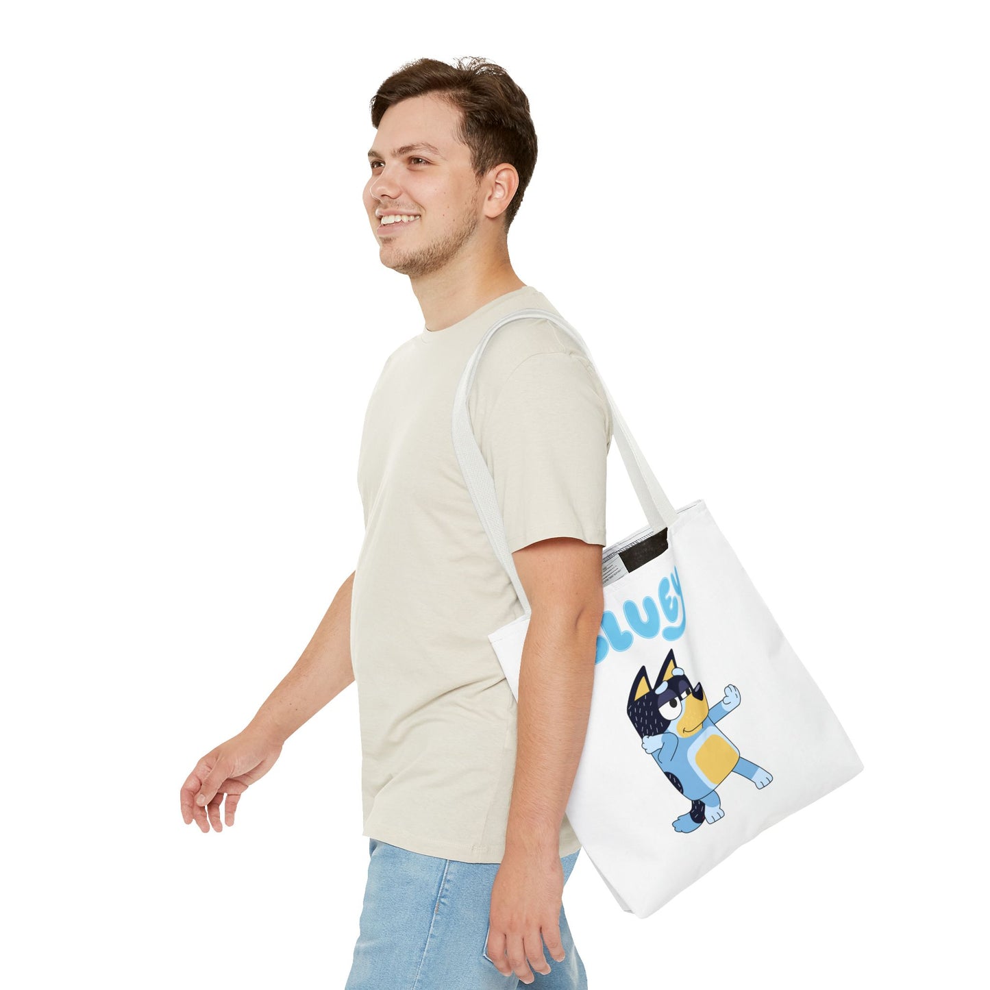 Princess Grace Cute Bluey Cartoon Tote Bag Perfect for Kids & Parents