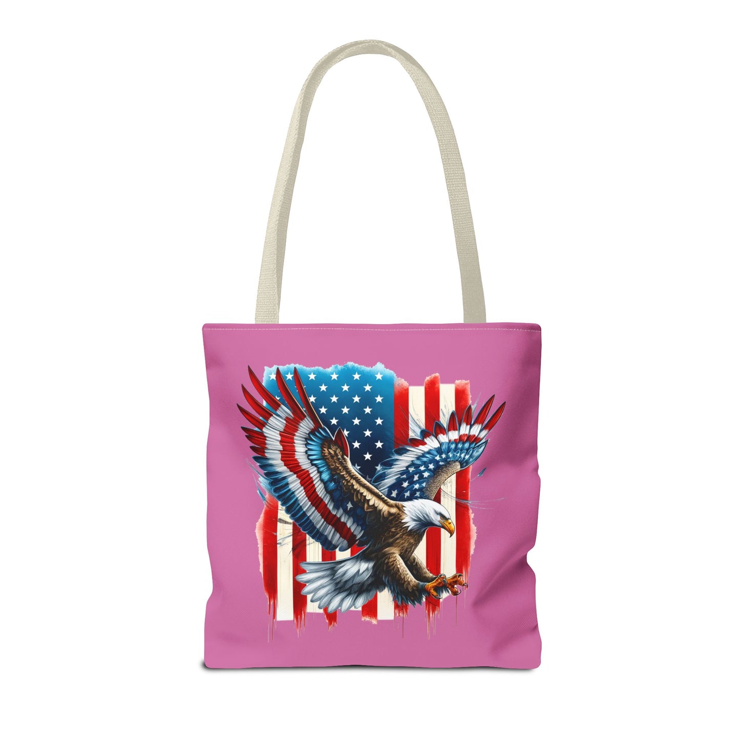 Princess Grace Patriotic Eagle Tote Bag American Flag Design
