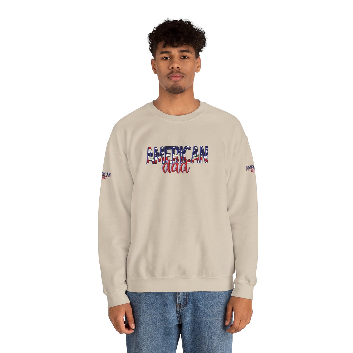 Princess Grace American Dad Unisex Crewneck Sweatshirt Patriotic Gift for Father's Day