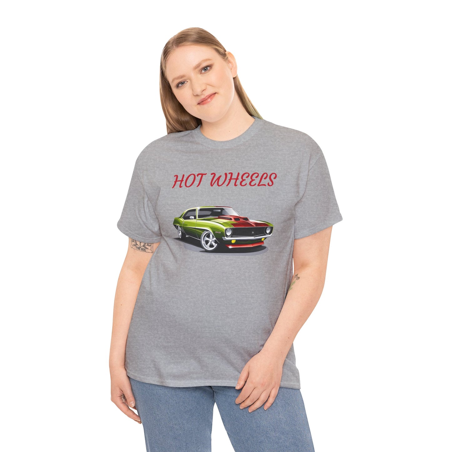 Princess Grace Hot Wheels Unisex Heavy Cotton Tee Classic Car Graphic T-Shirt