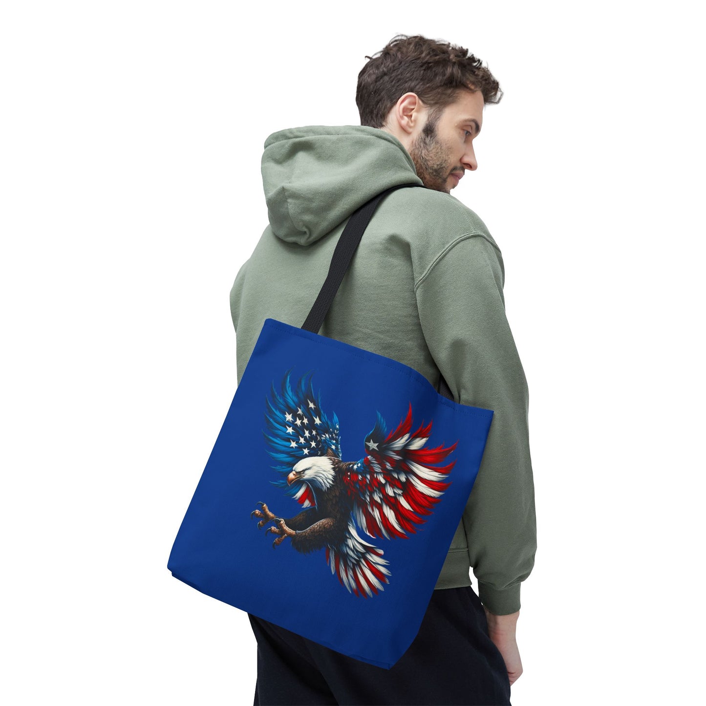 Princess Grace Patriotic Eagle Tote Bag Perfect for Independence Day & Everyday Carry