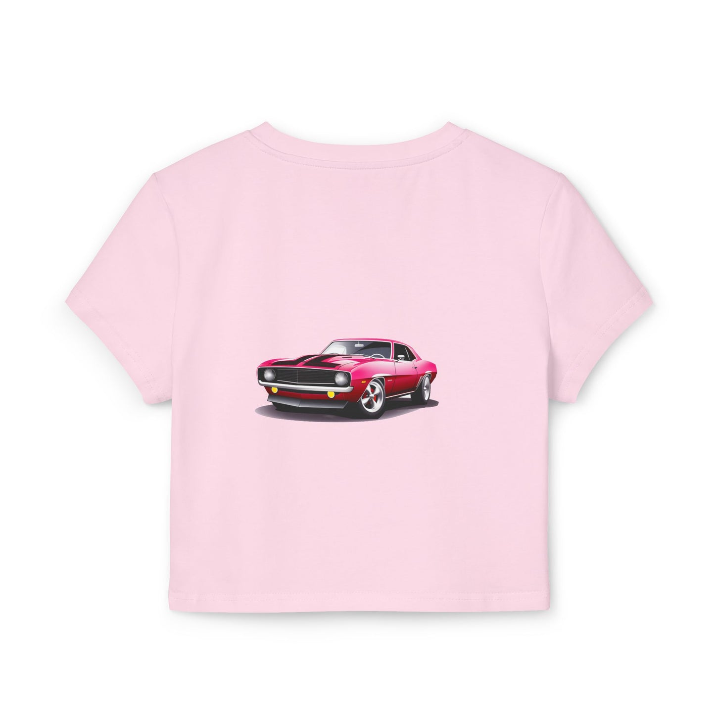 Princess Grace Women's Hot Wheels Graphic Baby Tee Vintage Car Fashion