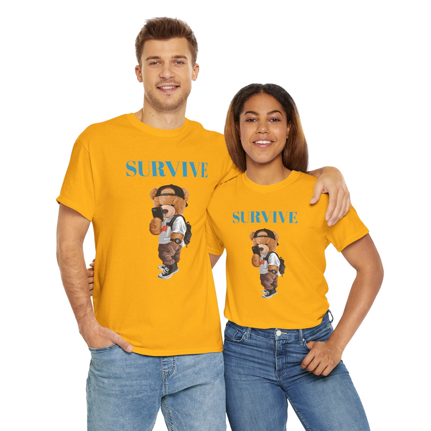 Princess Grace Survive Graphic Unisex Heavy Cotton Tee Stylish Casual Wear
