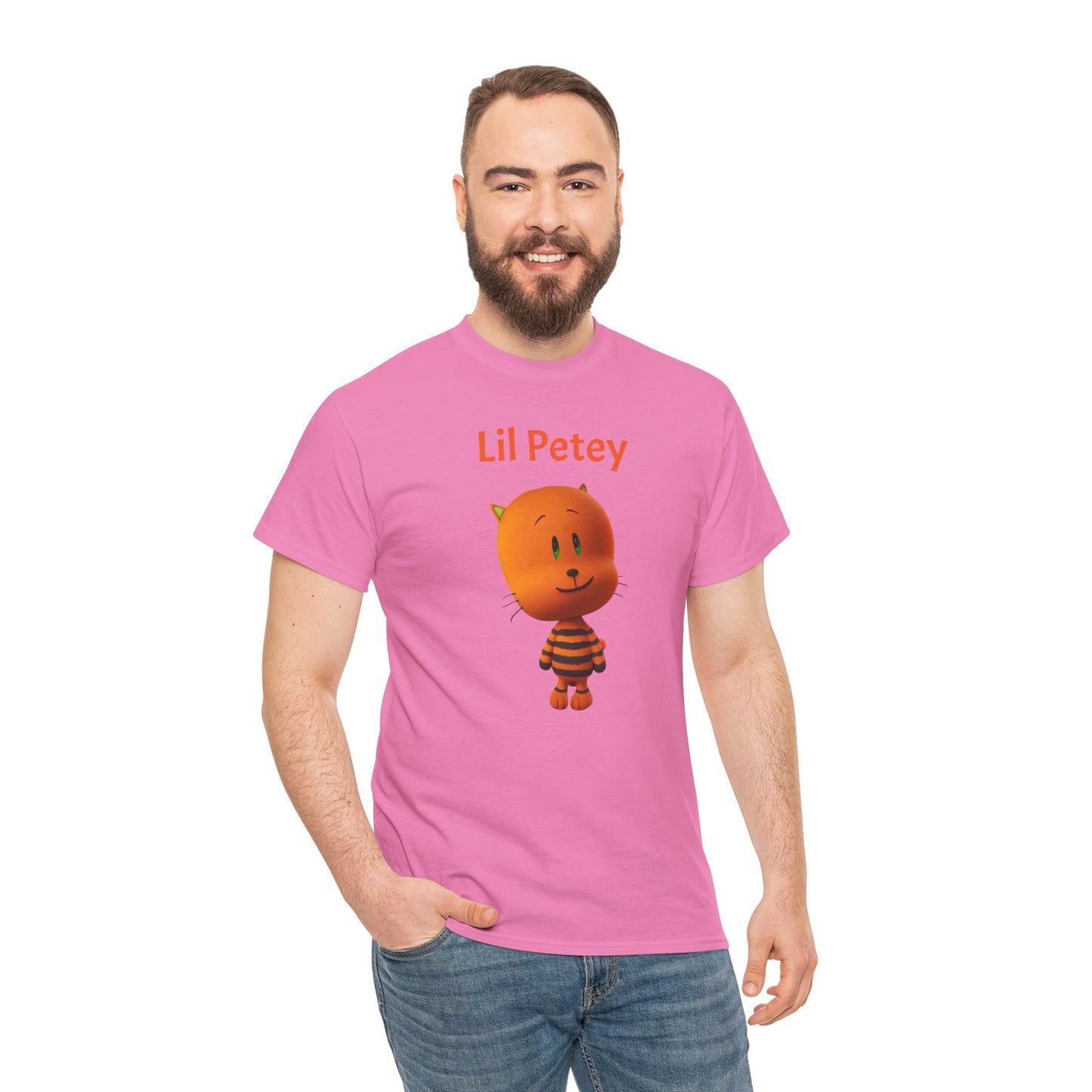 Princess Grace Lil Petey Unisex Heavy Cotton Tee Fun & Playful Cartoon T-Shirt for Kids and Adults