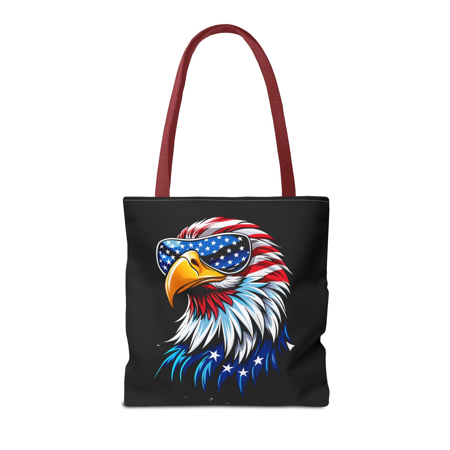 Princess Grace Patriotic Eagle Tote Bag USA Flag Design, Perfect for Independence Day & Everyday Use