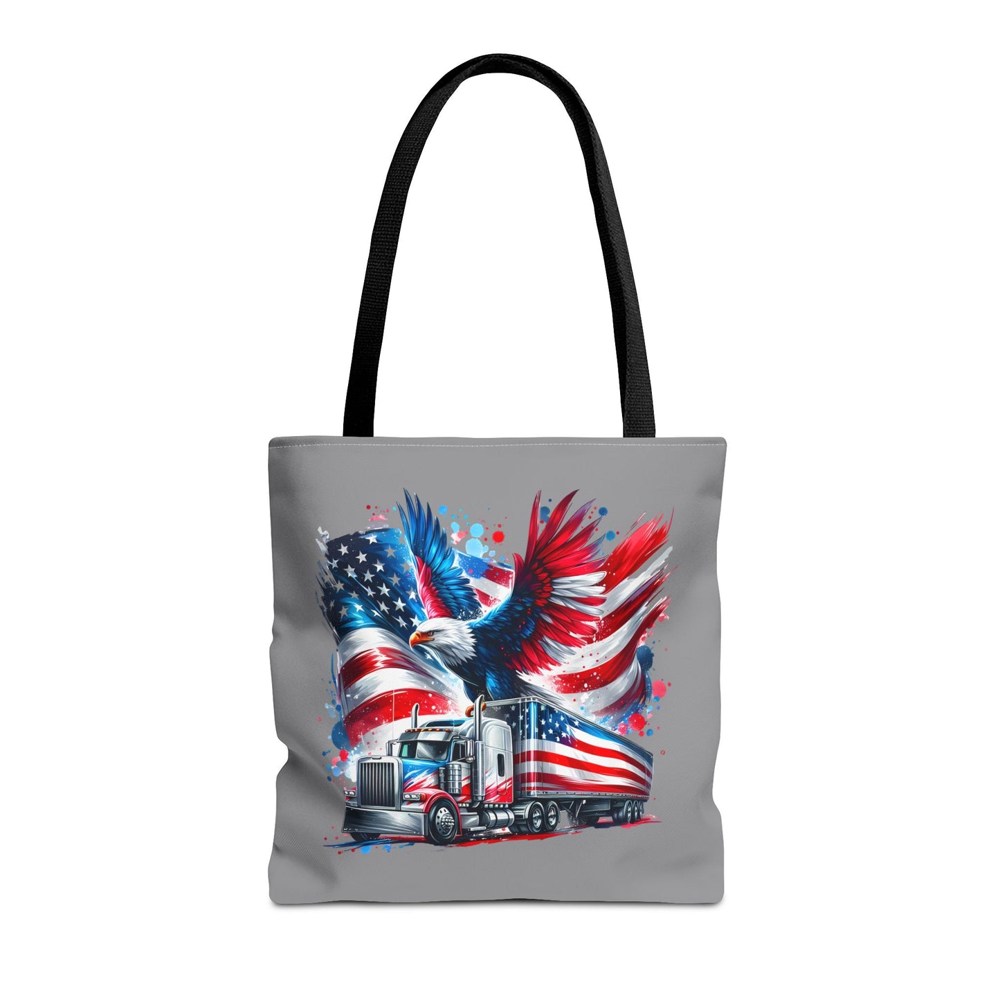 Princess Grace Patriotic Eagle Truck Tote Bag Perfect for Independence Day & Everyday Use
