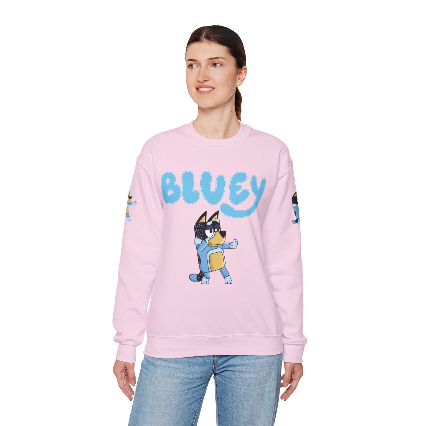 Princess Grace Bluey Character Unisex Crewneck Sweatshirt Cozy and Fun