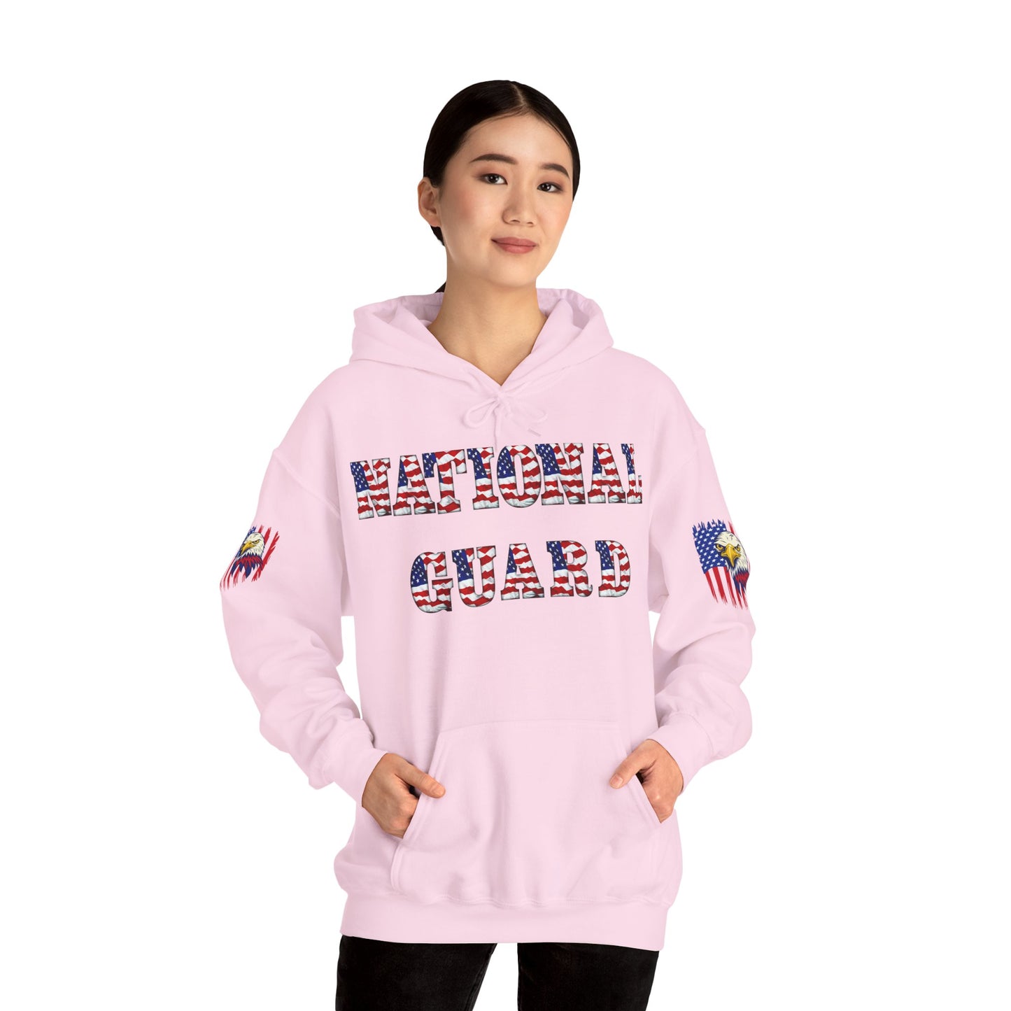 Princess Grace National Guard Patriotic Hoodie Unisex Heavy Blend Sweatshirt