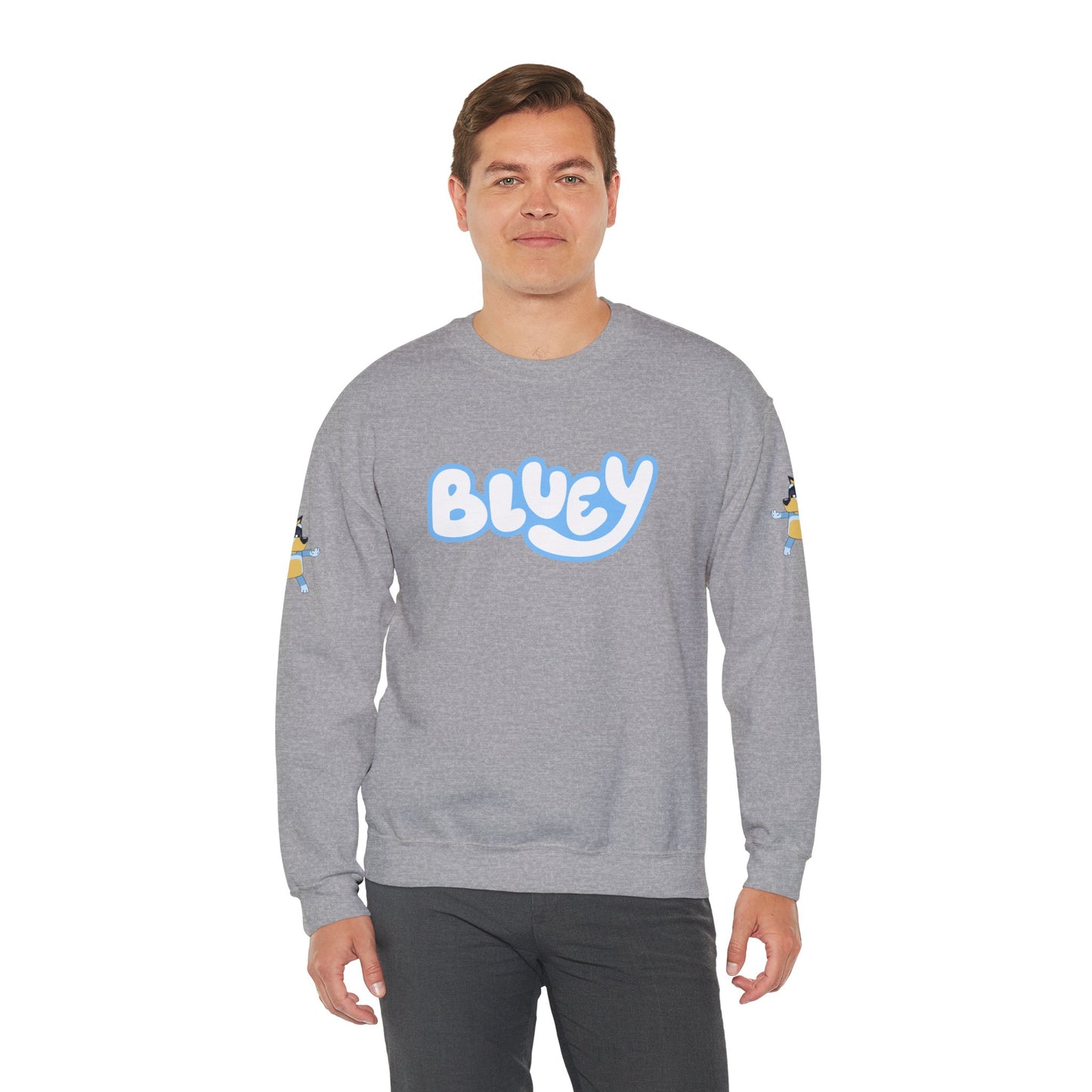 Princess Grace Bluey Crewneck Sweatshirt Cozy Unisex Pullover for Kids & Adults