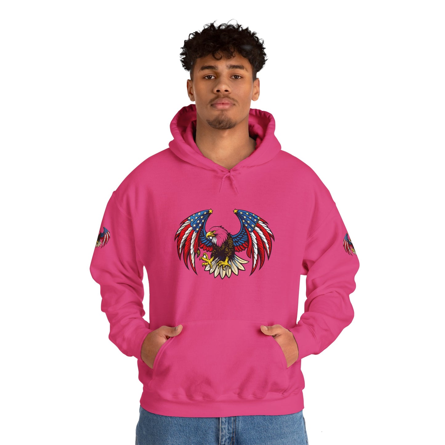 Princess Grace American Eagle Emblem Patriotic Unisex Hoodie