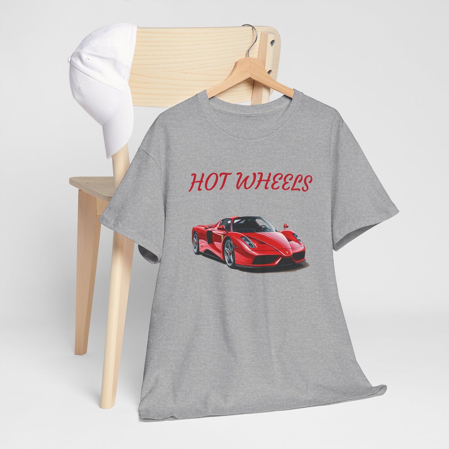Princess Grace Hot Wheels Unisex Heavy Cotton Tee Perfect for Car Enthusiasts