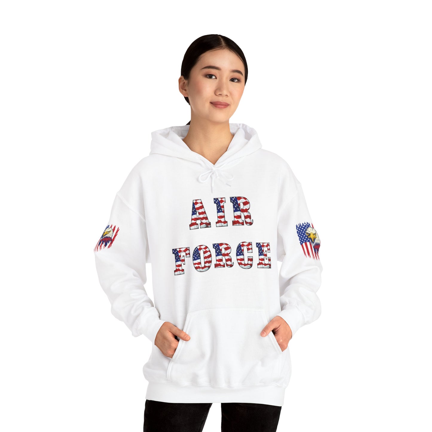 Princess Grace Unisex Air Force Hoodie with Eagle Design